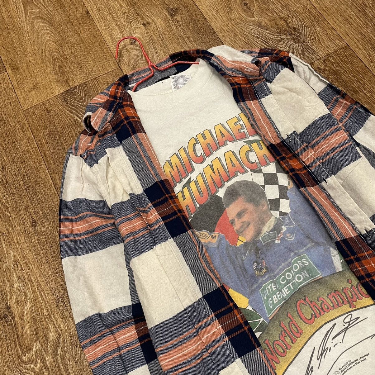 Vintage Vintage 90s Plaid Shirt Oversized Streetwear Grunge Workwear Size US M / EU 48-50 / 2 - 6 Thumbnail