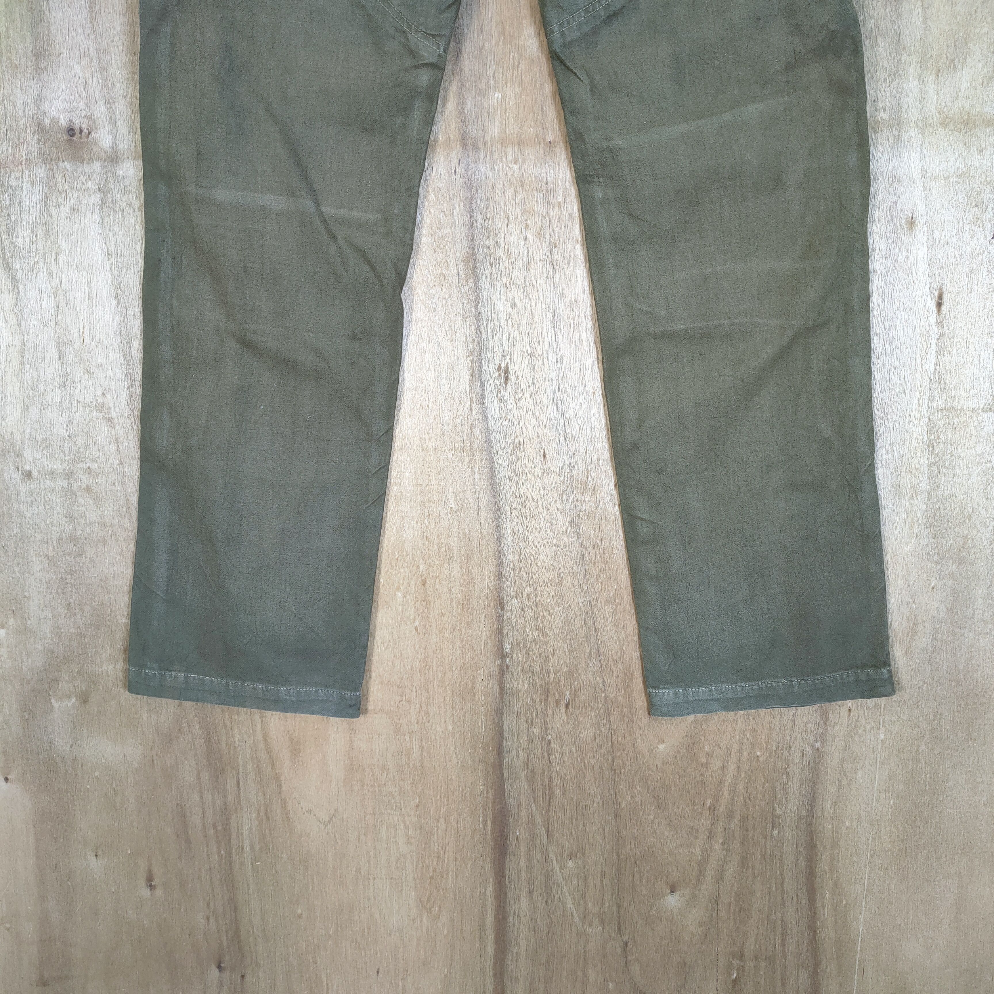 If Six Was Nine × Japanese Brand VINTAGE DOORS OLIVE FADED GREEN CARGO PANTS Size US 36 / EU 52 - 9 Thumbnail