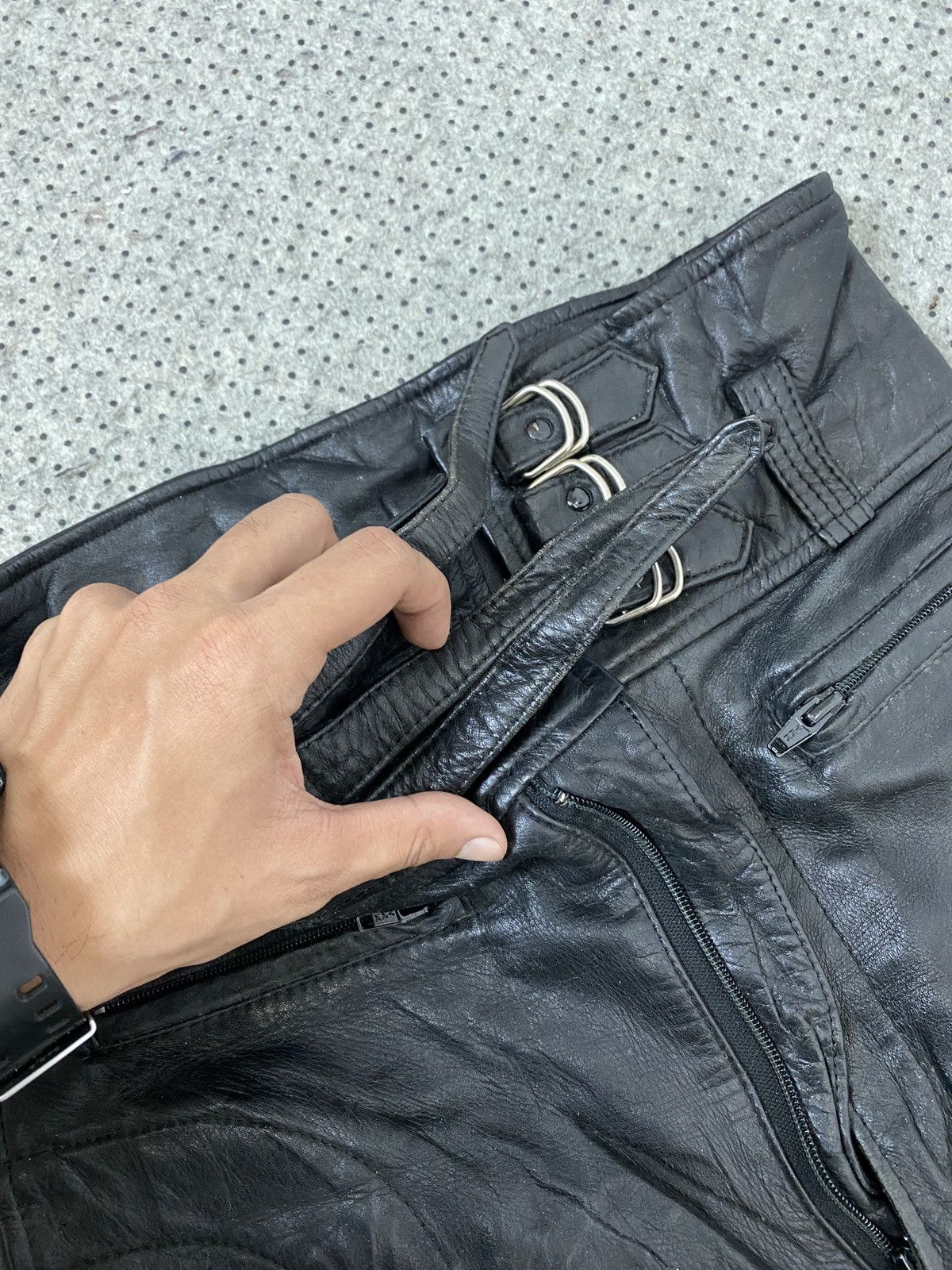 Genuine Leather 🔥LAST PRICE🔥 Tokyo Riders Leather Safety Pants Size US 28 / EU 44 - 9 Thumbnail