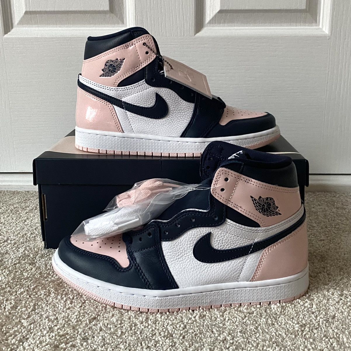 bubblegum pink jordans 1