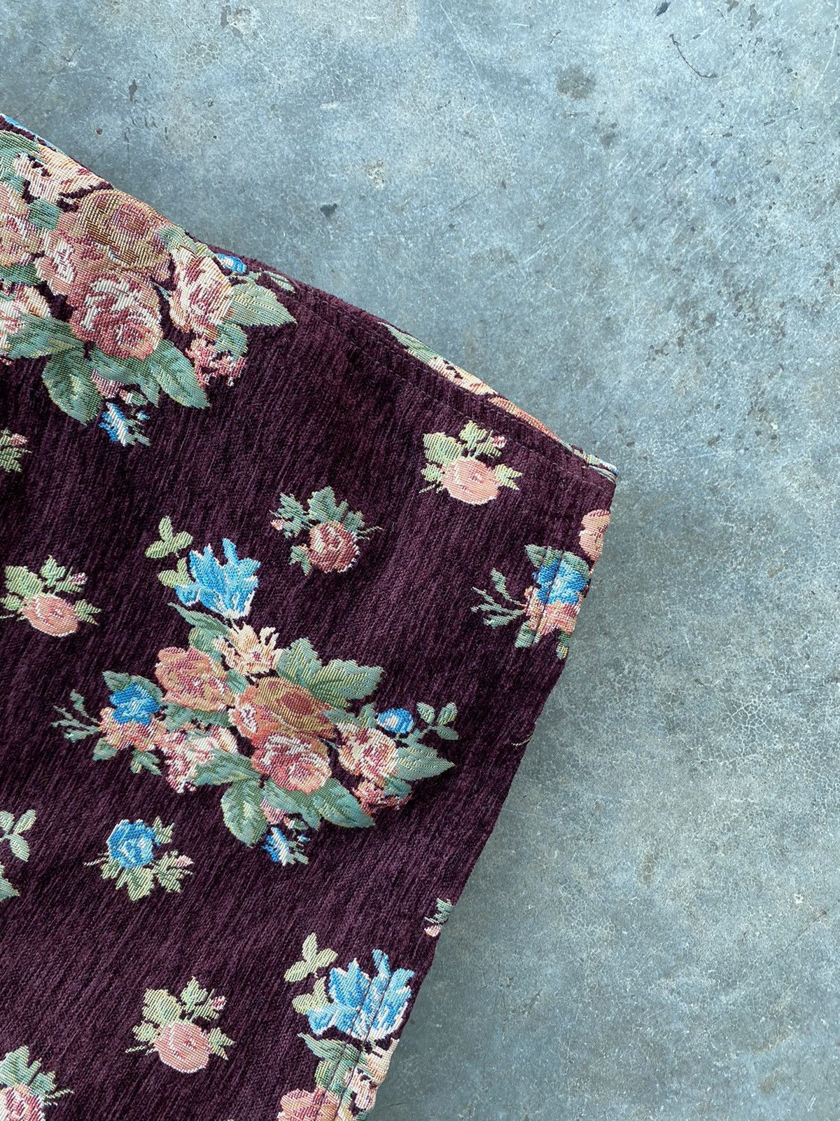 Pleasures Pleasures Now Burgundy Flower / Floral Tapestry Shorts XL ❄️ Size US 36 / EU 52 - 4 Thumbnail