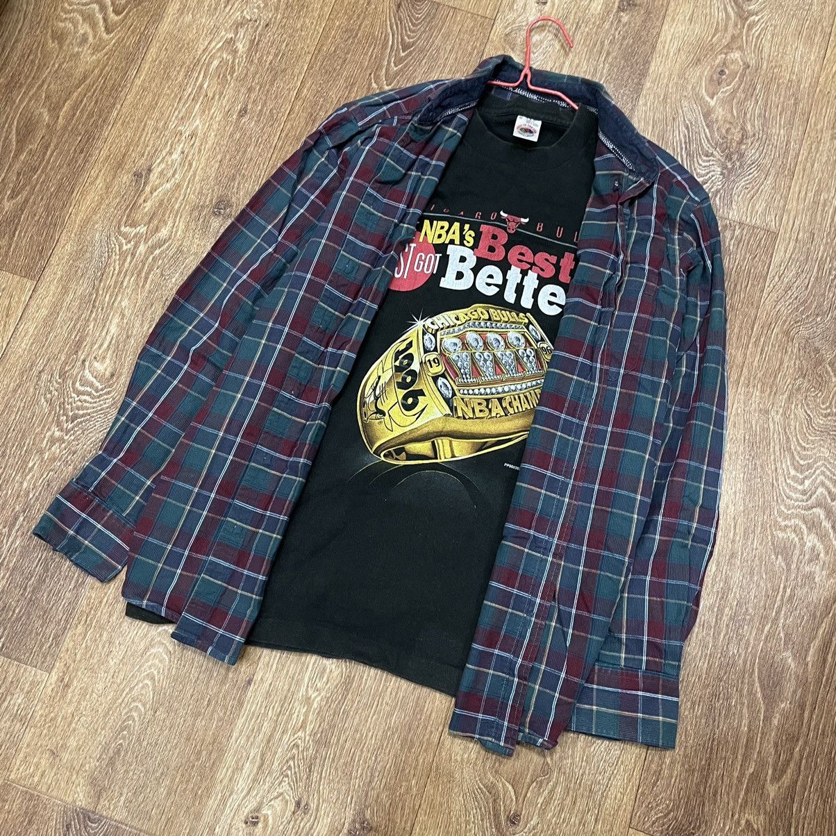 Flannel Vintage Flannel Checkered Shirt Travis Style Size US L / EU 52-54 / 3 - 6 Thumbnail