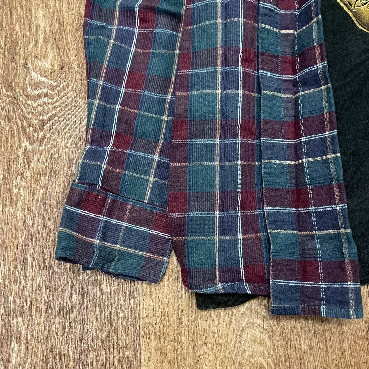 Flannel Vintage Flannel Checkered Shirt Travis Style Size US L / EU 52-54 / 3 - 3 Thumbnail