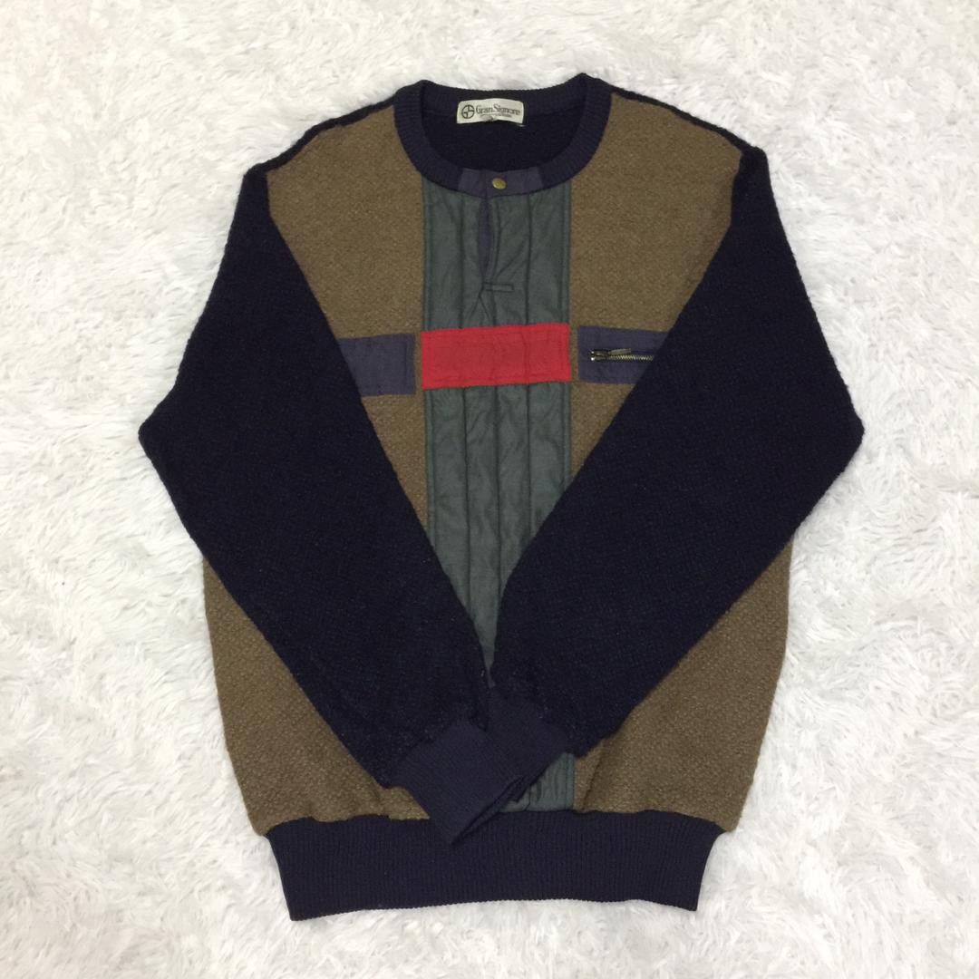 Japanese Brand Vintage Gran signore Multicolour inspired coogi Size US M / EU 48-50 / 2 - 5 Thumbnail
