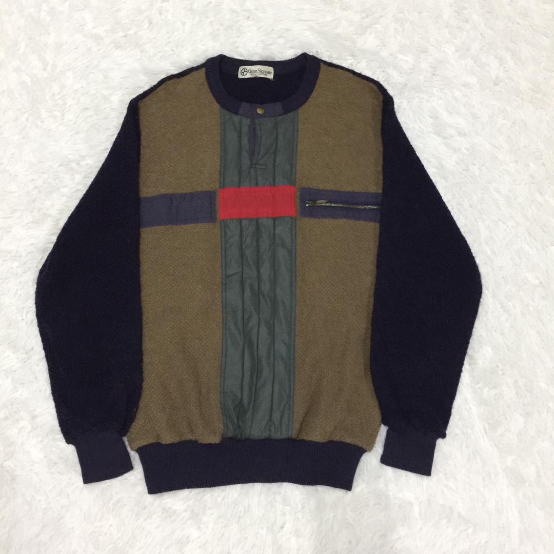 Japanese Brand Vintage Gran signore Multicolour inspired coogi Size US M / EU 48-50 / 2 - 9 Thumbnail