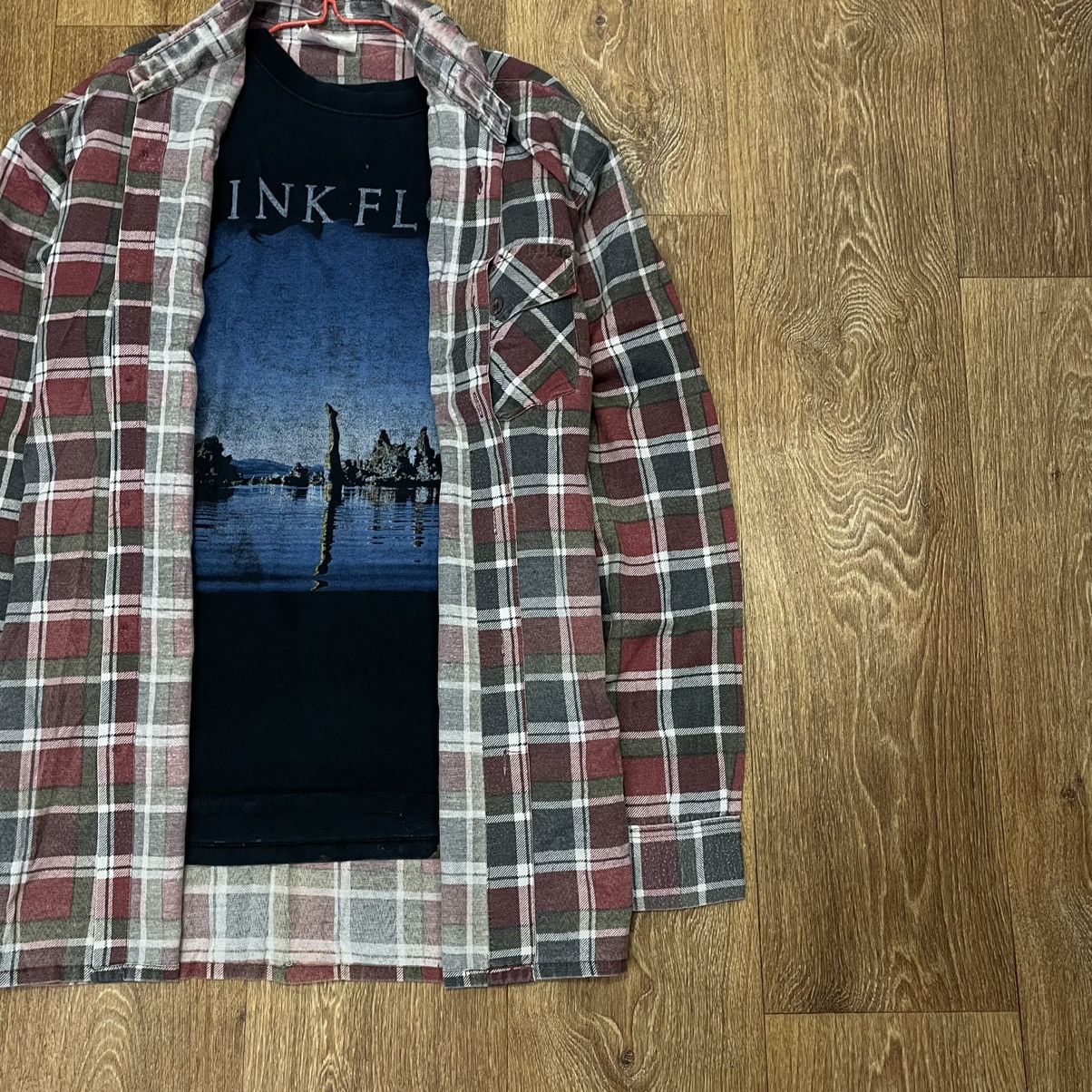 Vintage Vintage 90s Plaid Shirt Workwear Grunge Oversized Faded XXL Size US XXL / EU 58 / 5 - 3 Thumbnail