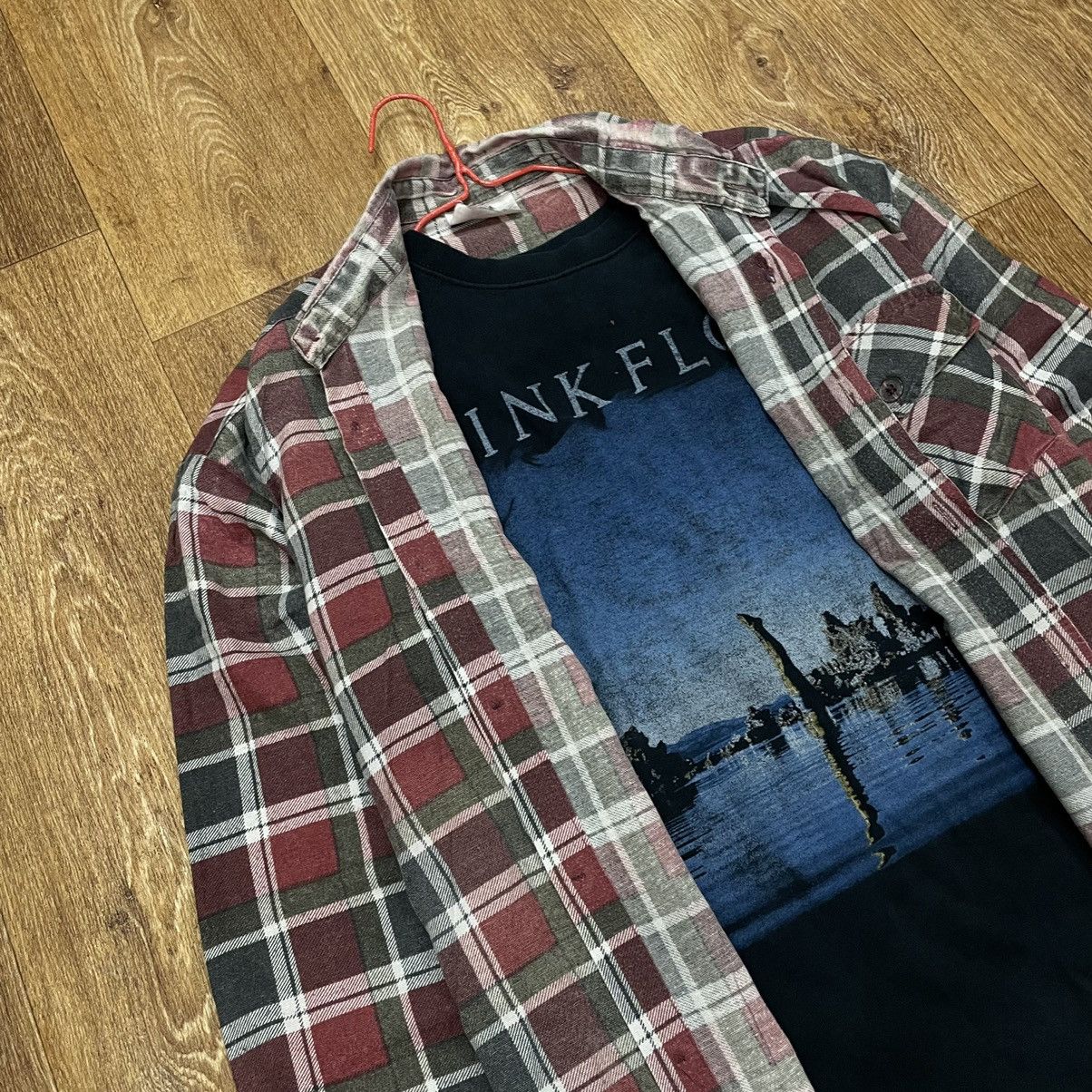 Vintage Vintage 90s Plaid Shirt Workwear Grunge Oversized Faded XXL Size US XXL / EU 58 / 5 - 6 Thumbnail