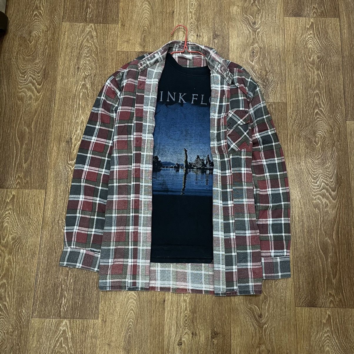 Vintage Vintage 90s Plaid Shirt Workwear Grunge Oversized Faded XXL Size US XXL / EU 58 / 5 - 1 Thumbnail