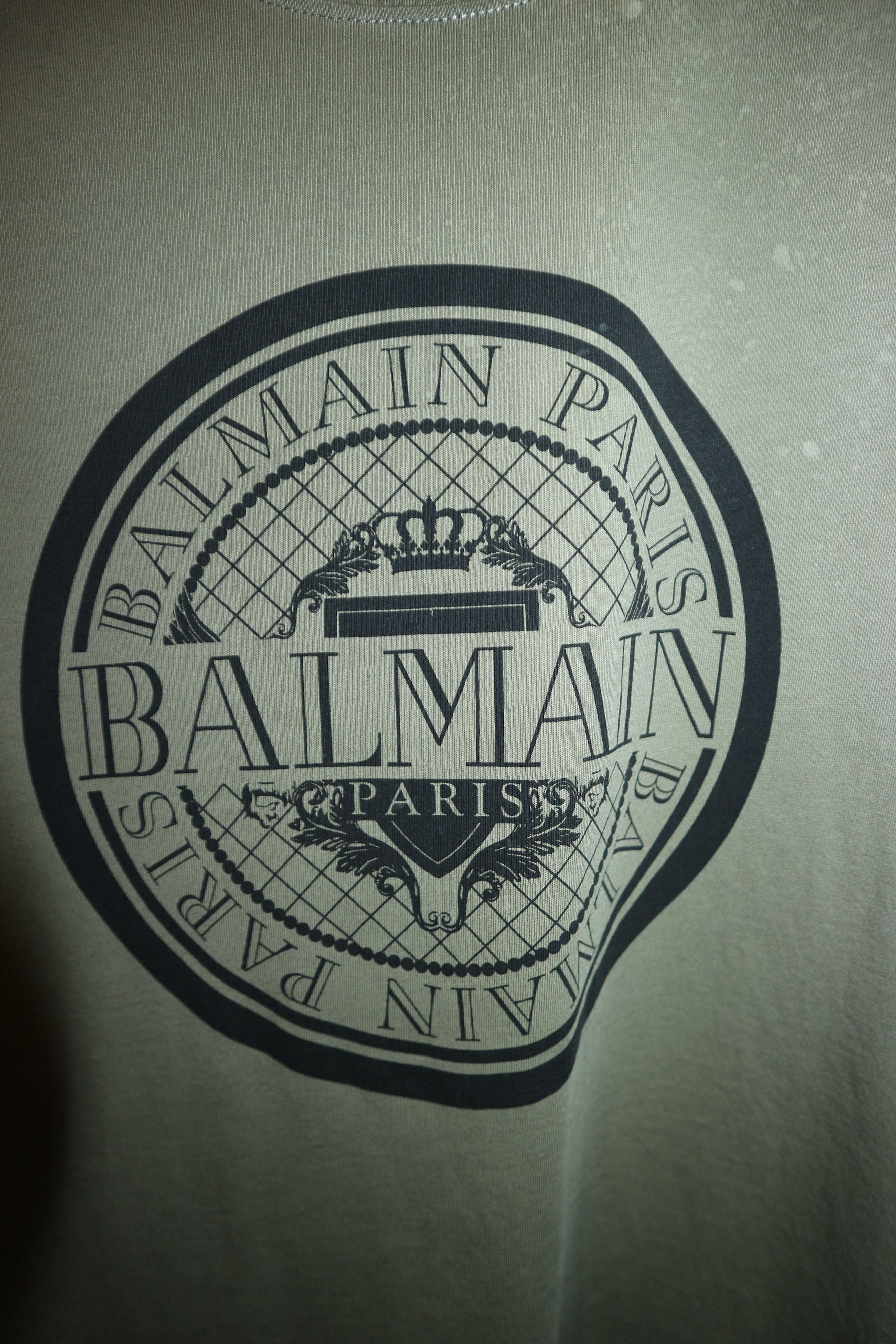 Balmain distressed logo print t-shirt Size US XS / EU 42 / 0 - 3 Thumbnail