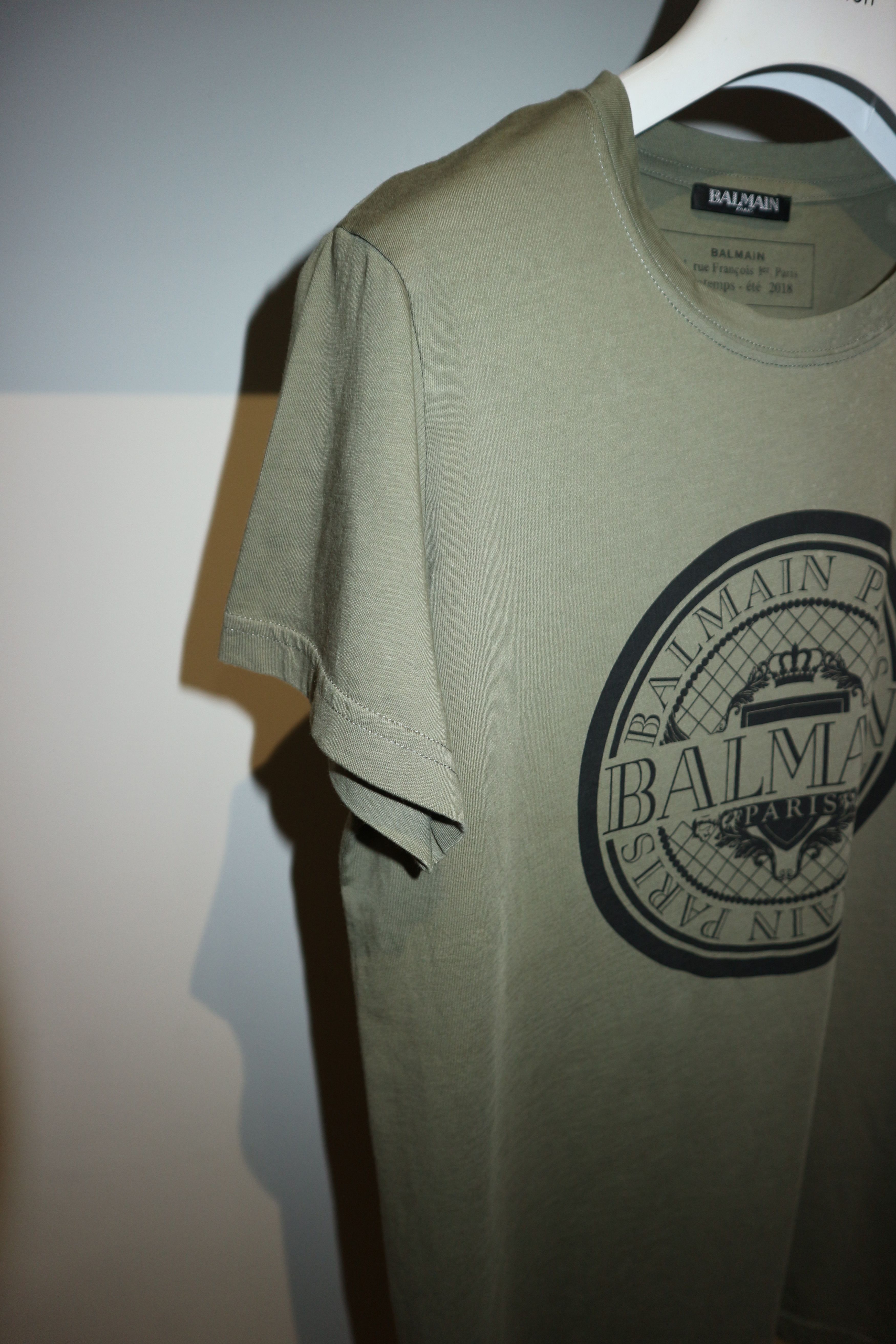 Balmain distressed logo print t-shirt Size US XS / EU 42 / 0 - 5 Thumbnail