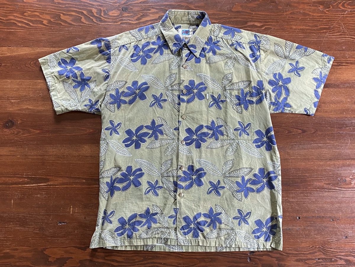 Vintage Vintage 80s Kahala Flowers All Over Hawaiian Shirt Button Up Size US M / EU 48-50 / 2 - 2 Thumbnail