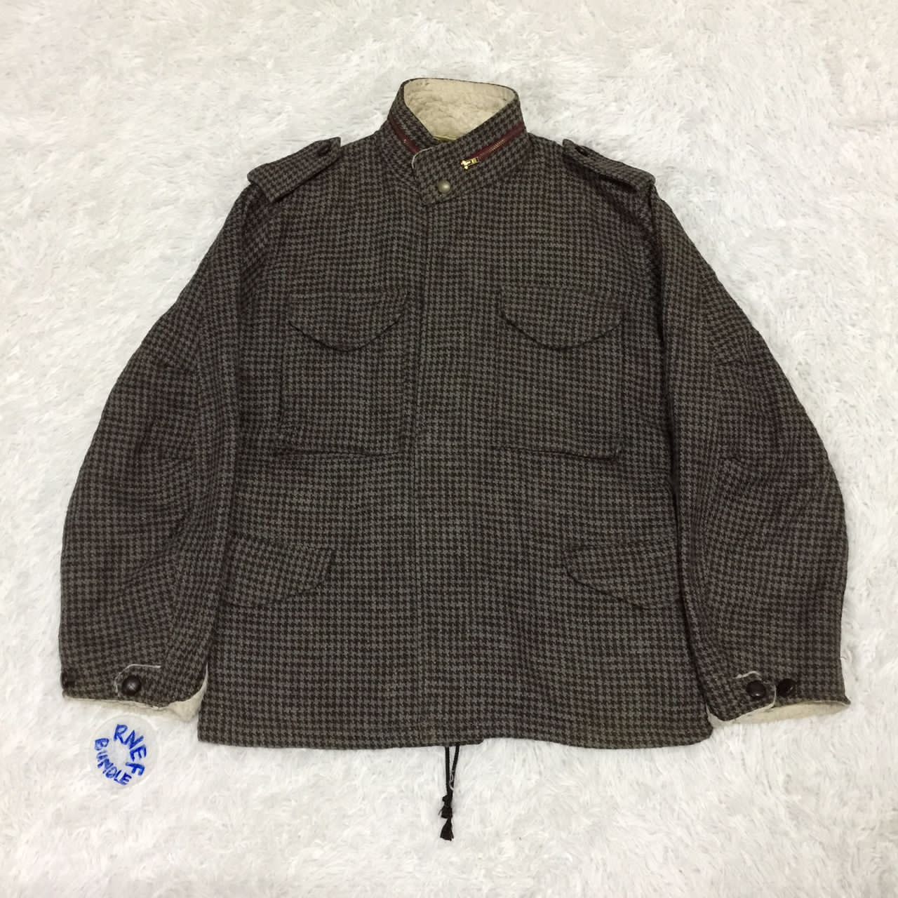 Checked Japanese Brand Jacket