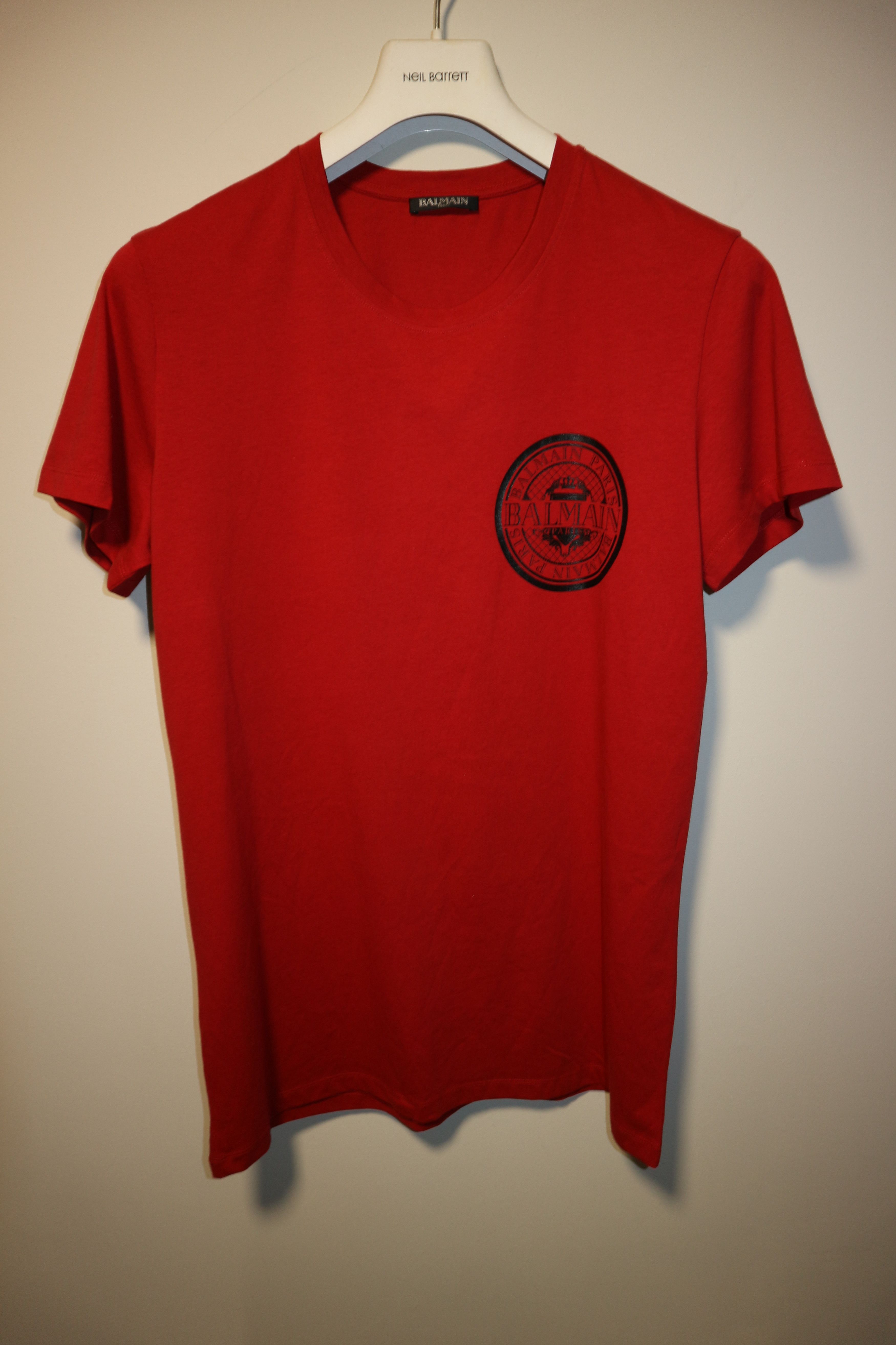Balmain logo print t-shirt Size US L / EU 52-54 / 3 - 1 Thumbnail