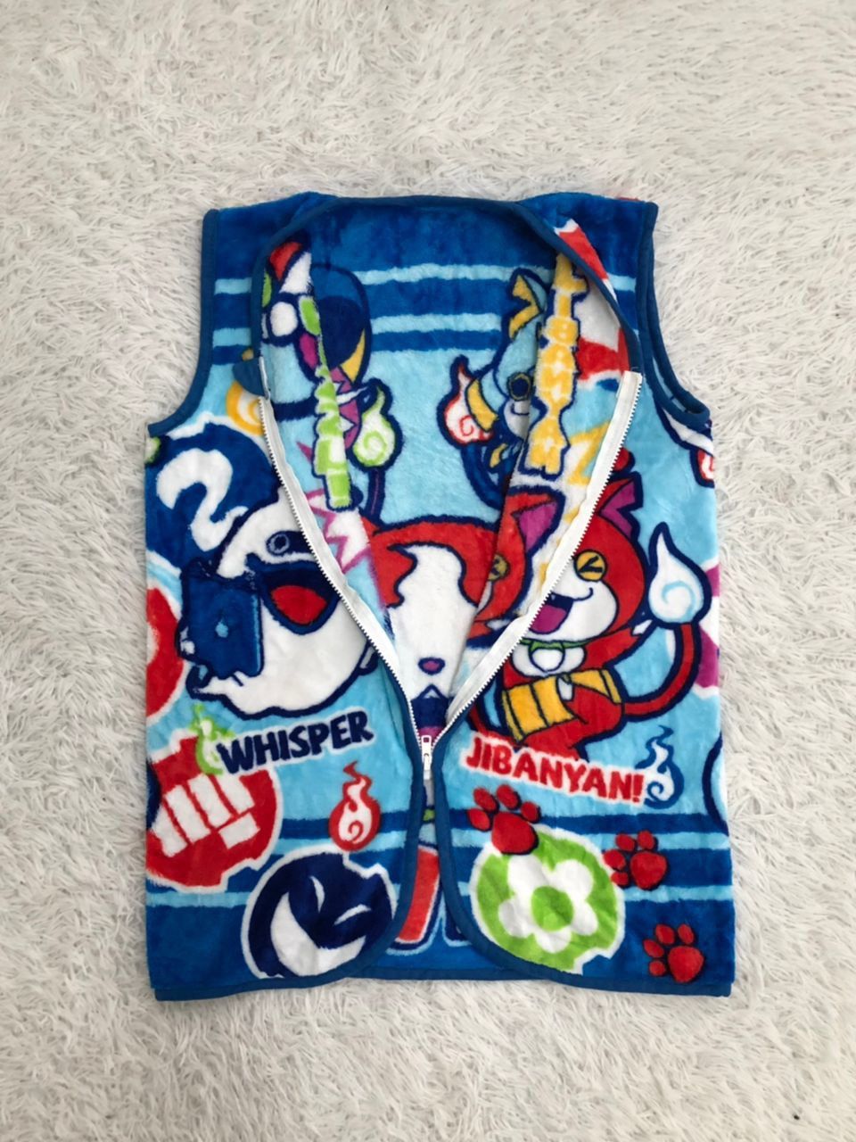 Anime Yokai watch fleece vest Size US S / EU 44-46 / 1 - 3 Thumbnail