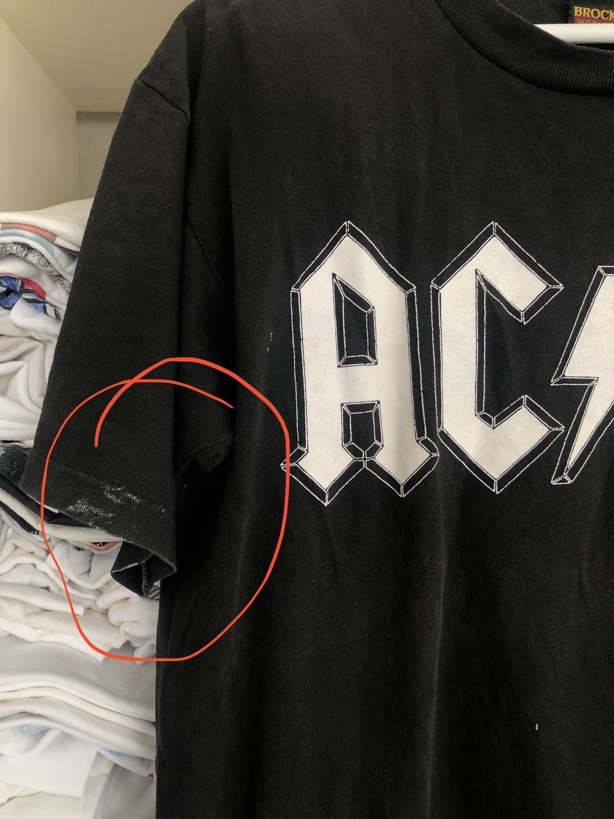 AC/DC × Band Tees × Vintage FT 17 Vintage 90s ACDC 1996 world tour Size US L / EU 52-54 / 3 - 8 Thumbnail