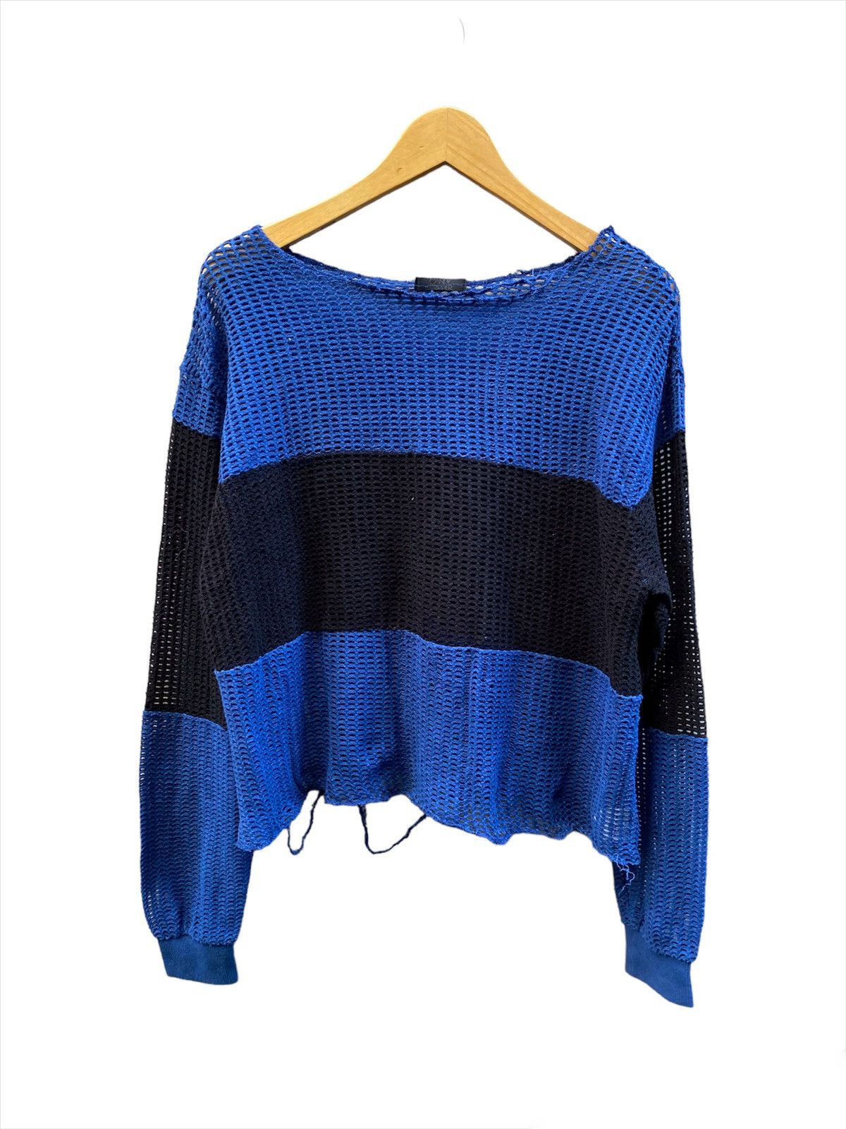 20471120 × Beauty Beast × Japanese Brand Japanese Brand Fishnet Open knitted Grunge Number Nine Style Size US M / EU 48-50 / 2 - 2 Thumbnail