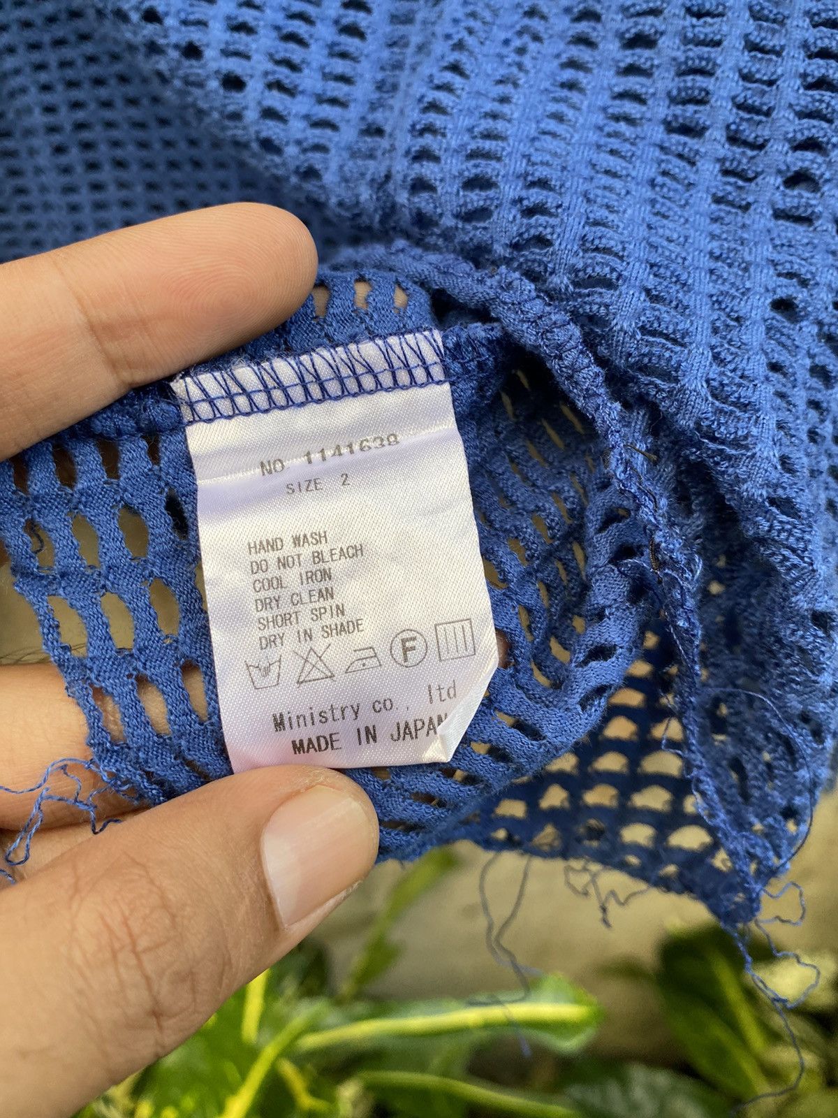 20471120 × Beauty Beast × Japanese Brand Japanese Brand Fishnet Open knitted Grunge Number Nine Style Size US M / EU 48-50 / 2 - 5 Thumbnail
