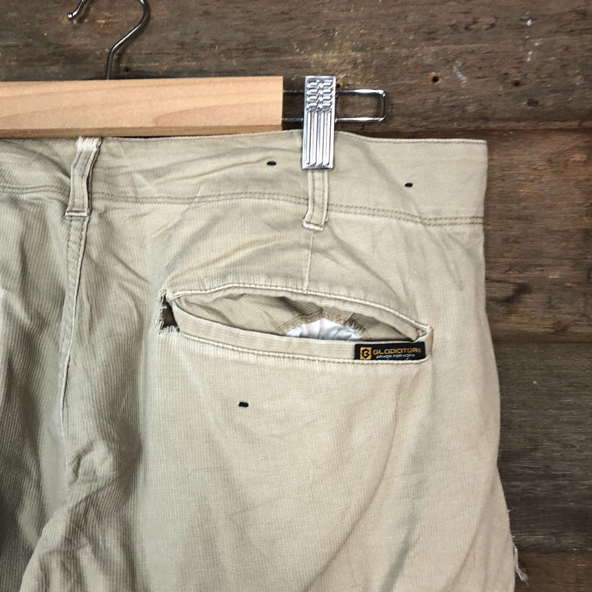 Japanese Brand Glidiator Brown Cargo utility Multipocket Pants #6736 Size US 32 / EU 48 - 13 Thumbnail