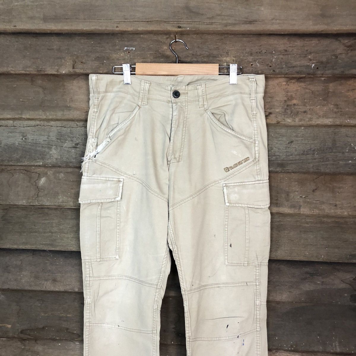 Japanese Brand Glidiator Brown Cargo utility Multipocket Pants #6736 Size US 32 / EU 48 - 2 Thumbnail