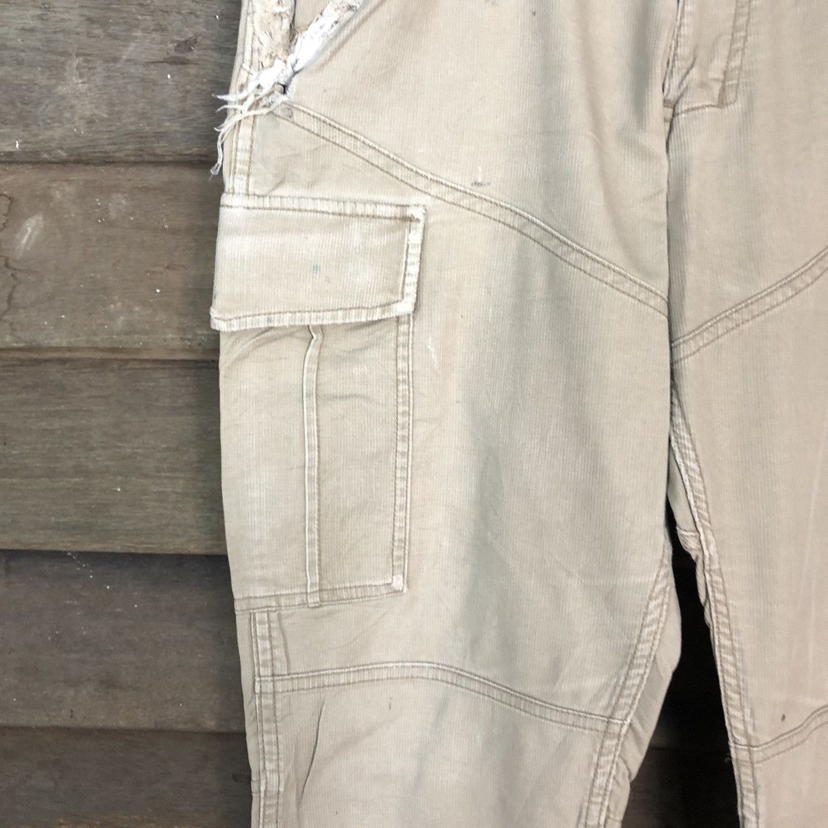 Japanese Brand Glidiator Brown Cargo utility Multipocket Pants #6736 Size US 32 / EU 48 - 6 Thumbnail