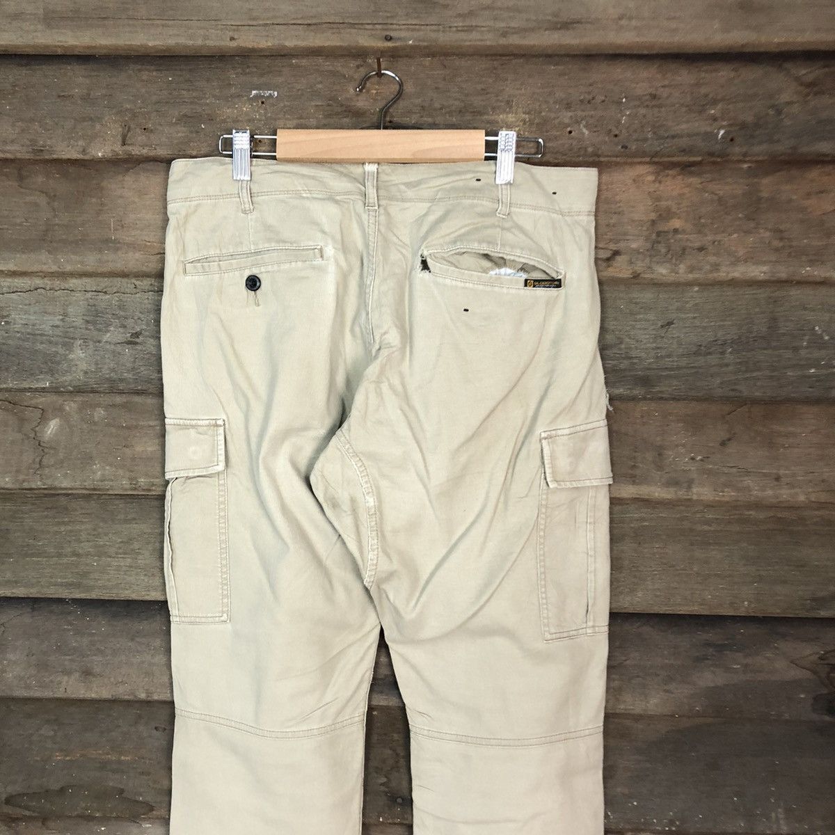 Japanese Brand Glidiator Brown Cargo utility Multipocket Pants #6736 Size US 32 / EU 48 - 10 Thumbnail