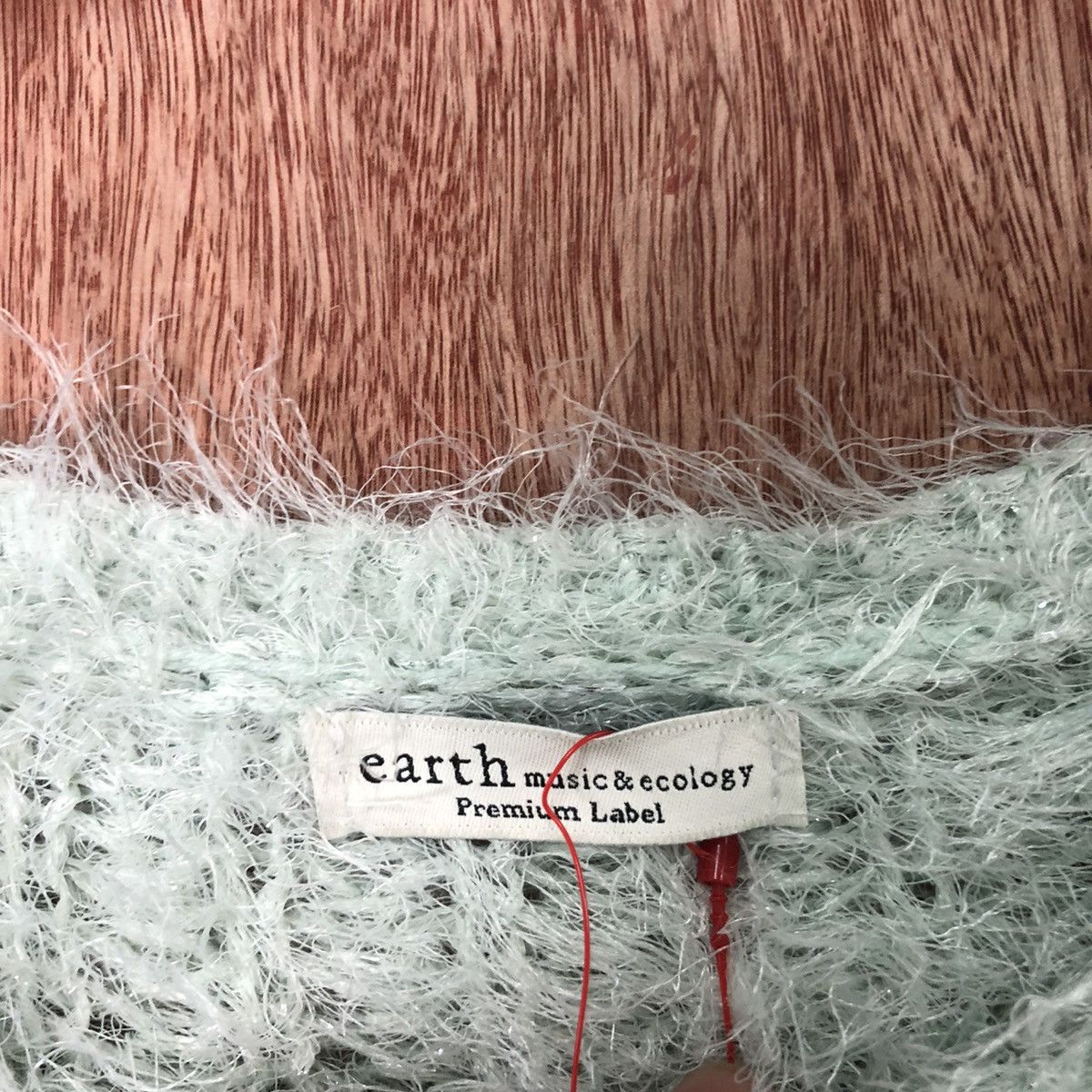 Homespun Knitwear × Japanese Brand Earth Music Econolgy Shag Shaggy Fur Mohair Knitwear #6472 Size US S / EU 44-46 / 1 - 6 Thumbnail