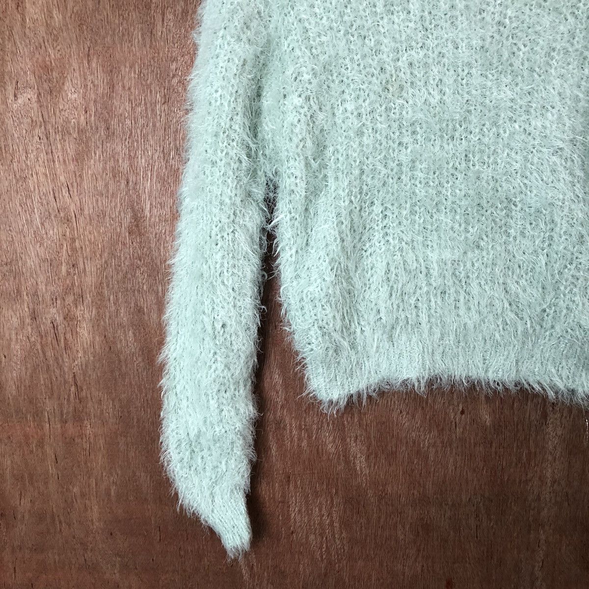 Homespun Knitwear × Japanese Brand Earth Music Econolgy Shag Shaggy Fur Mohair Knitwear #6472 Size US S / EU 44-46 / 1 - 4 Thumbnail