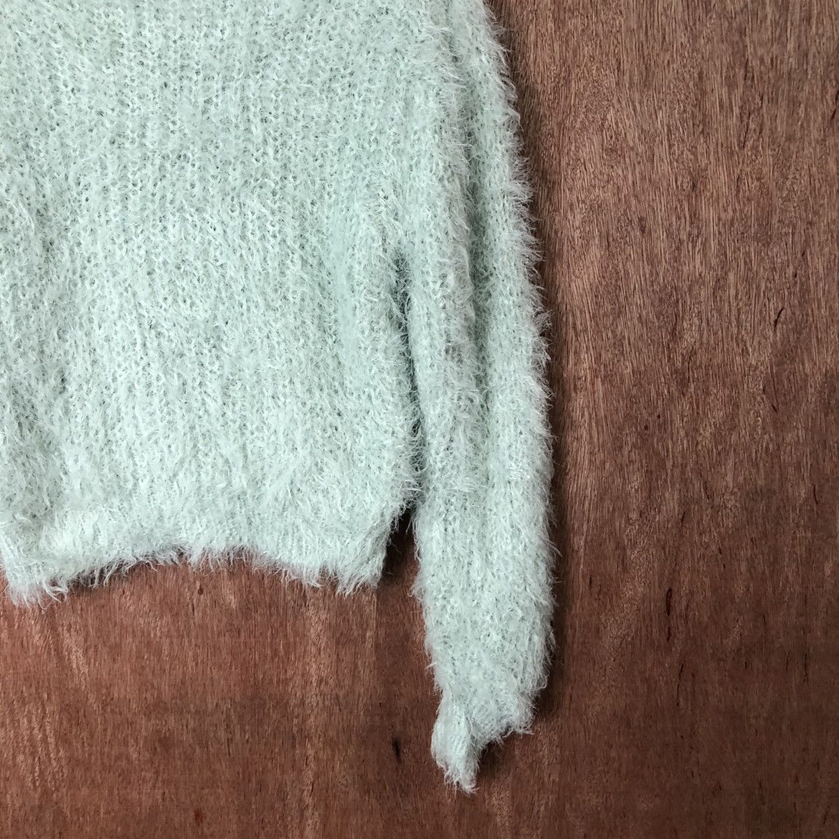 Homespun Knitwear × Japanese Brand Earth Music Econolgy Shag Shaggy Fur Mohair Knitwear #6472 Size US S / EU 44-46 / 1 - 10 Thumbnail