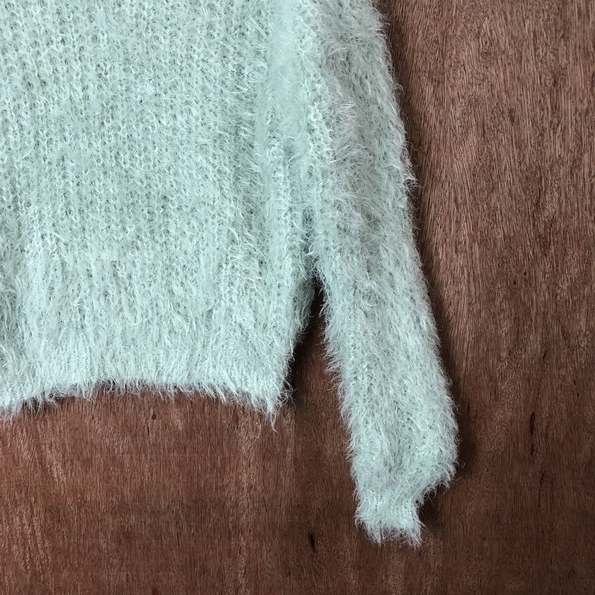 Homespun Knitwear × Japanese Brand Earth Music Econolgy Shag Shaggy Fur Mohair Knitwear #6472 Size US S / EU 44-46 / 1 - 5 Thumbnail