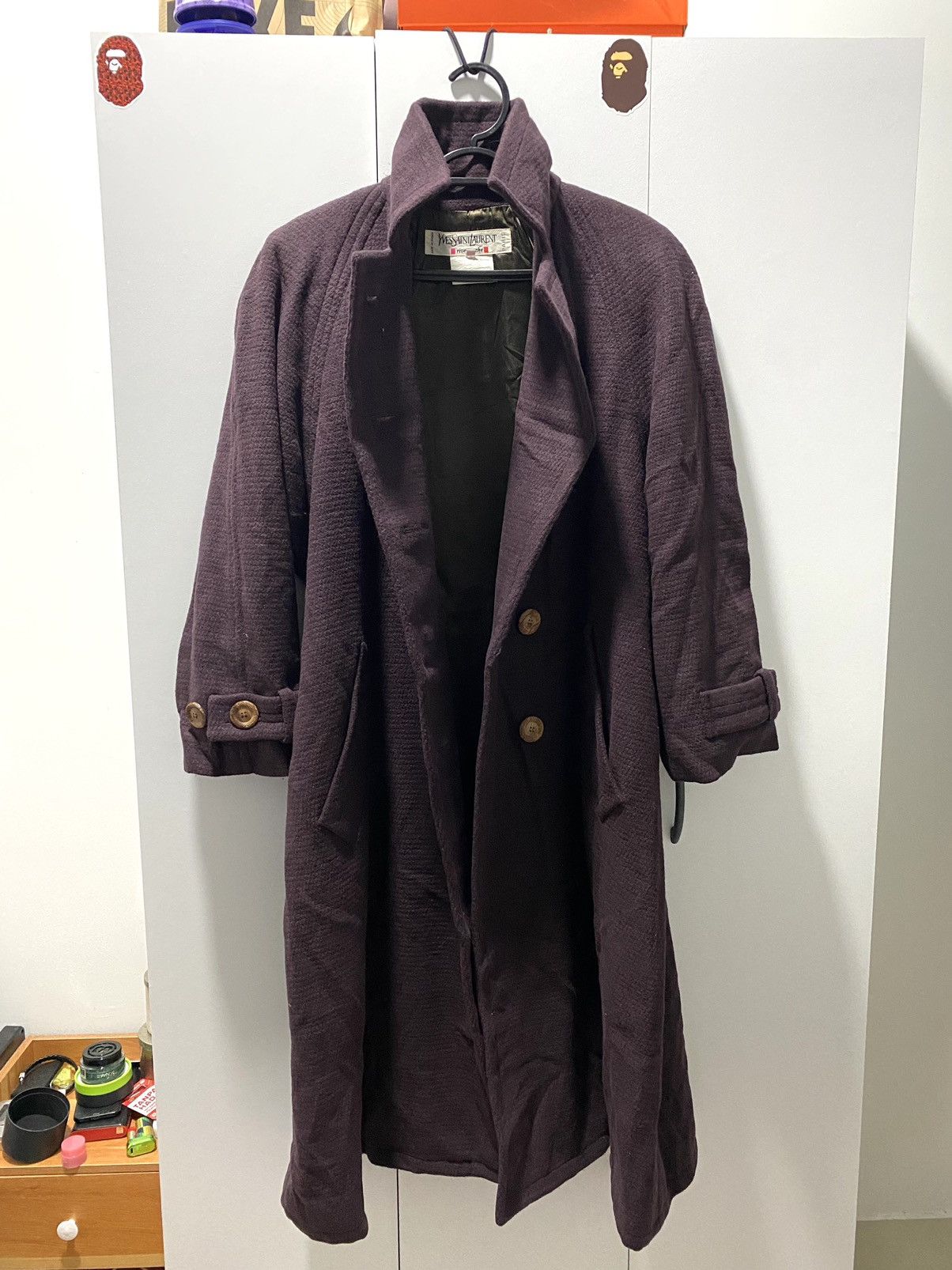 Yves Saint Laurent Vintage YSL Rive gauche double breasted Trench coat Size US M / EU 48-50 / 2 - 6 Thumbnail