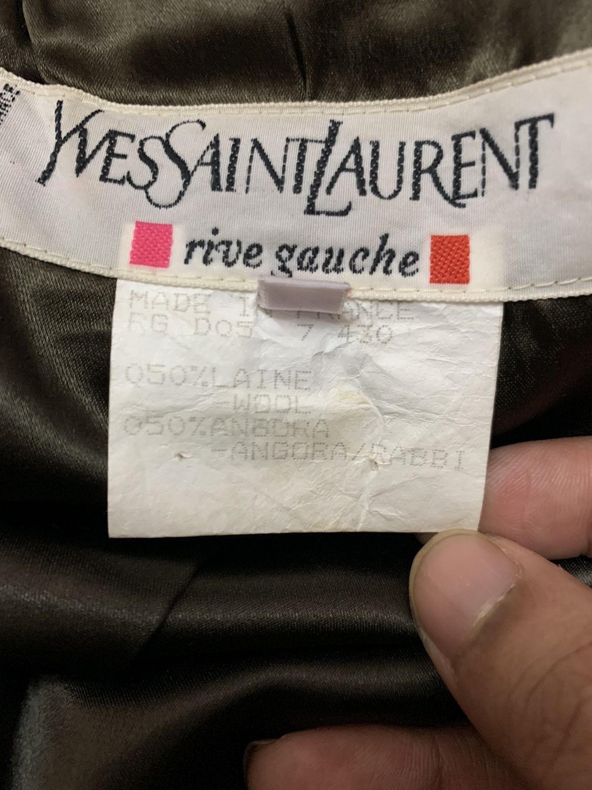 Yves Saint Laurent Vintage YSL Rive gauche double breasted Trench coat Size US M / EU 48-50 / 2 - 8 Thumbnail