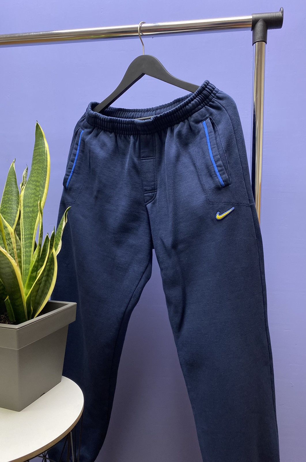 Nike × Vintage Vintage Nike 90s Track Pants Size US 34 / EU 50 - 2 Thumbnail