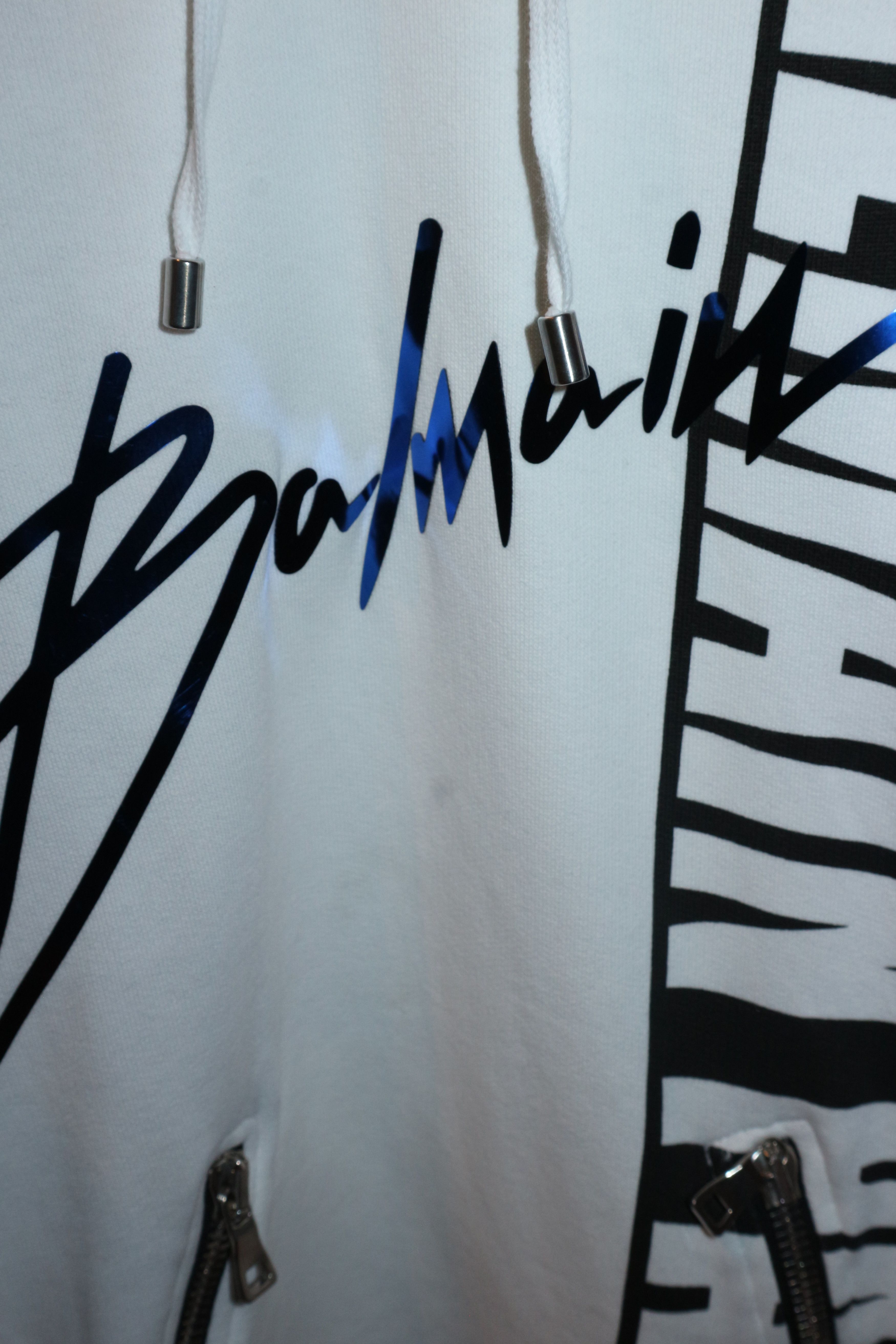 Balmain Logo print hoodie Size US S / EU 44-46 / 1 - 10 Thumbnail