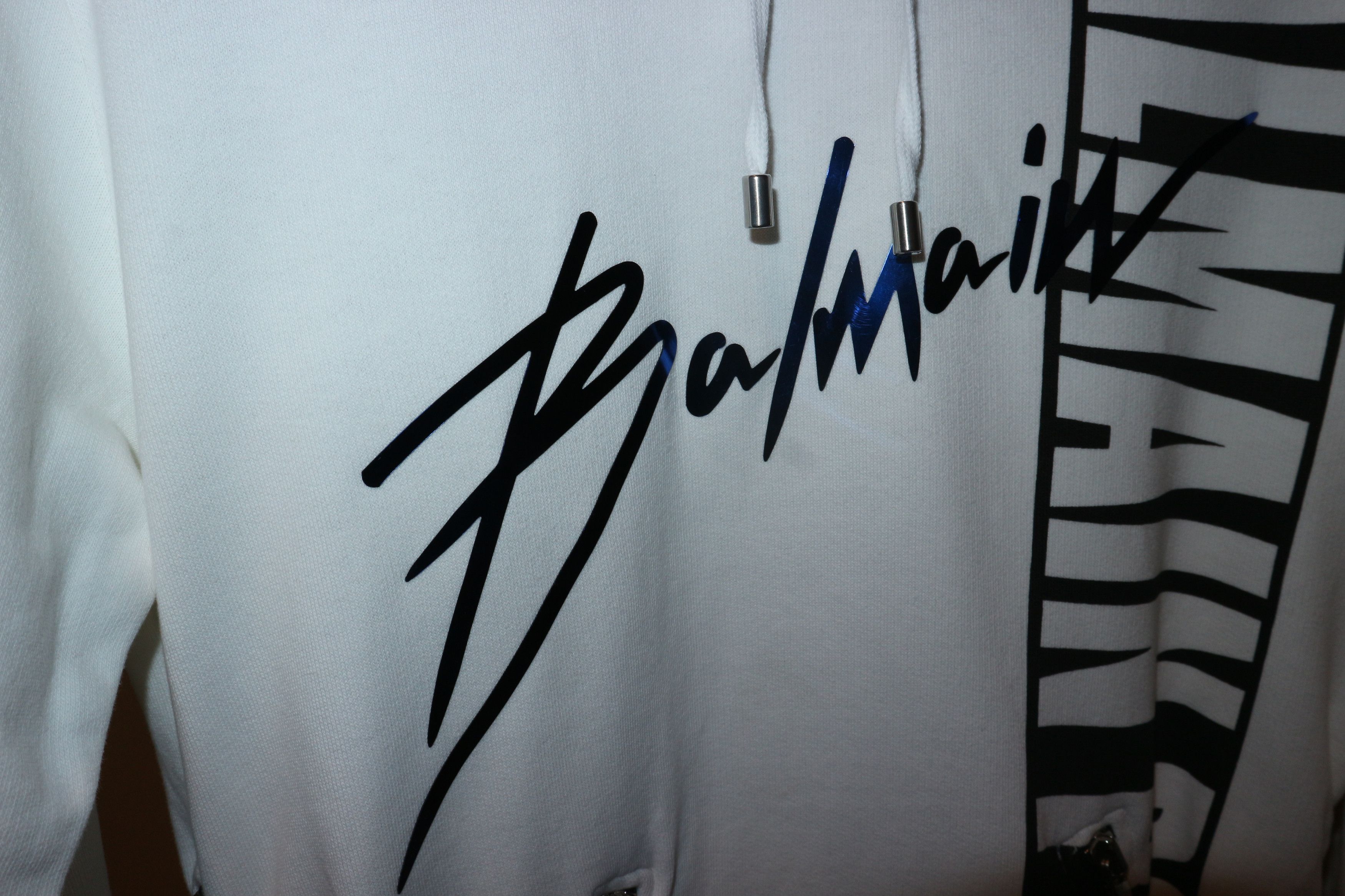Balmain Logo print hoodie Size US S / EU 44-46 / 1 - 5 Thumbnail