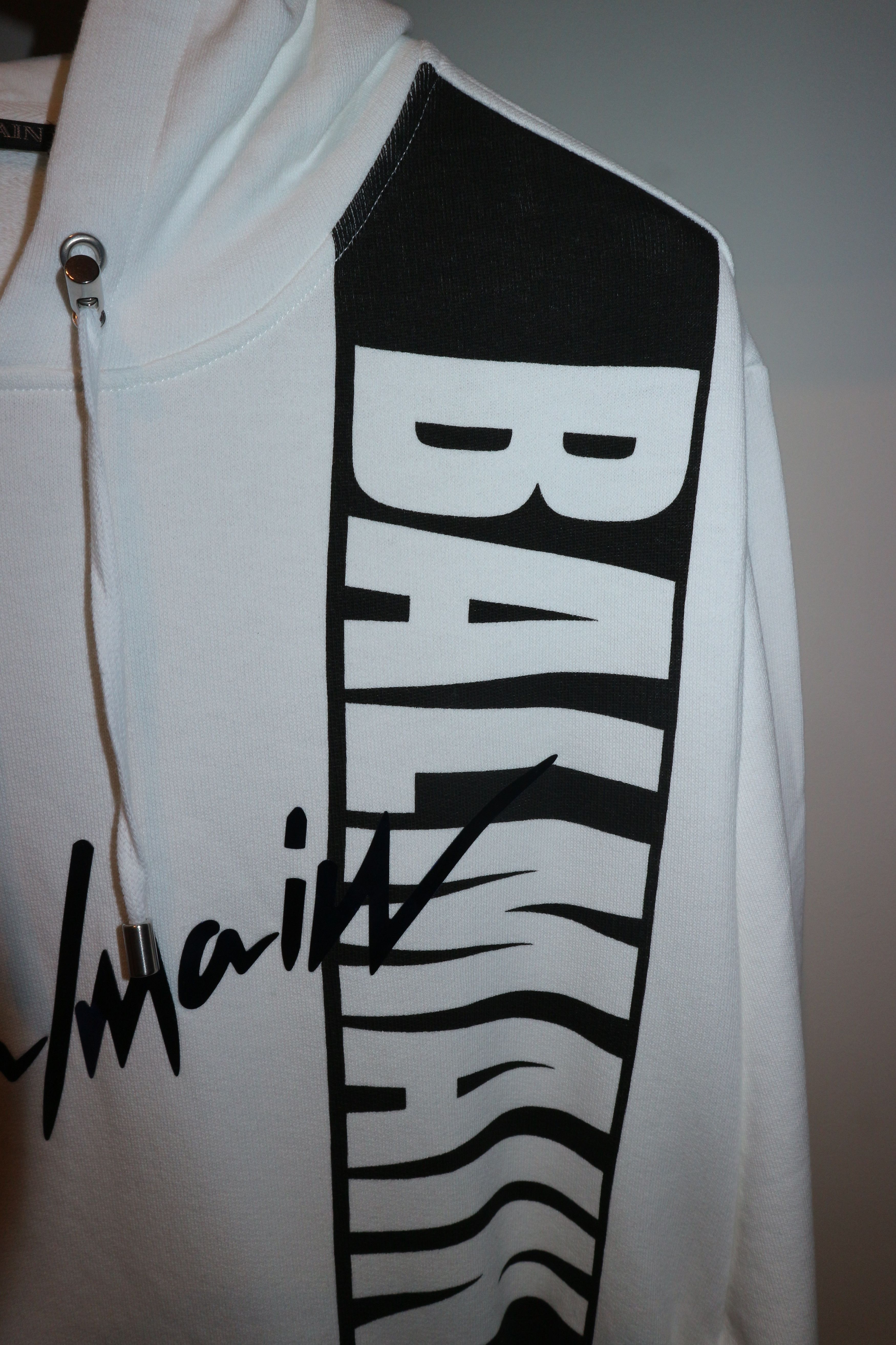 Balmain Logo print hoodie Size US S / EU 44-46 / 1 - 3 Thumbnail