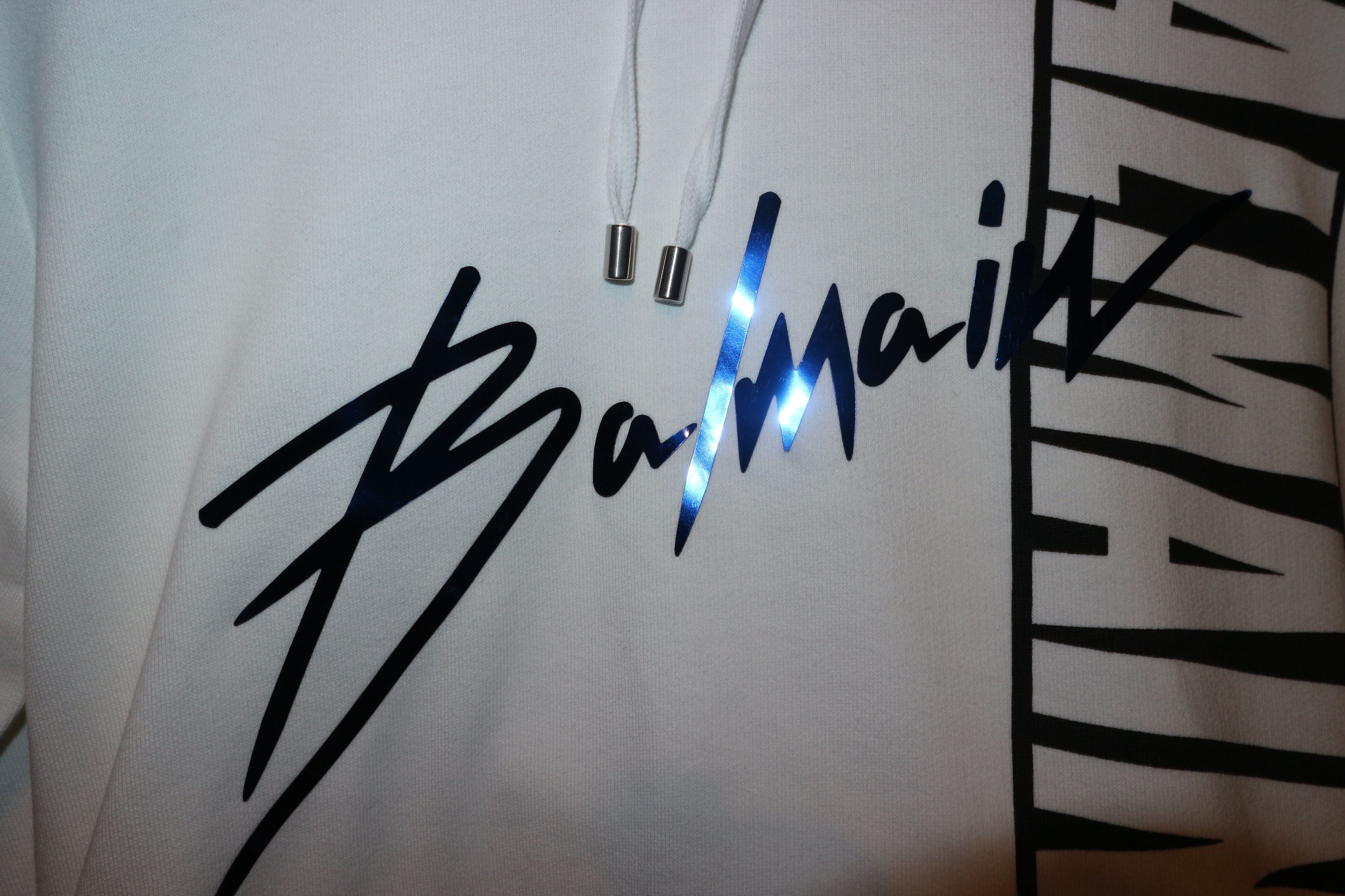 Balmain Oversized logo print hoodie Size US XS / EU 42 / 0 - 12 Thumbnail