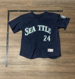 Authentic RUSSELL ATHLETIC 52 2XL ALEX RODRIGUEZ SEATTLE MARINERS Jersey  RARE!