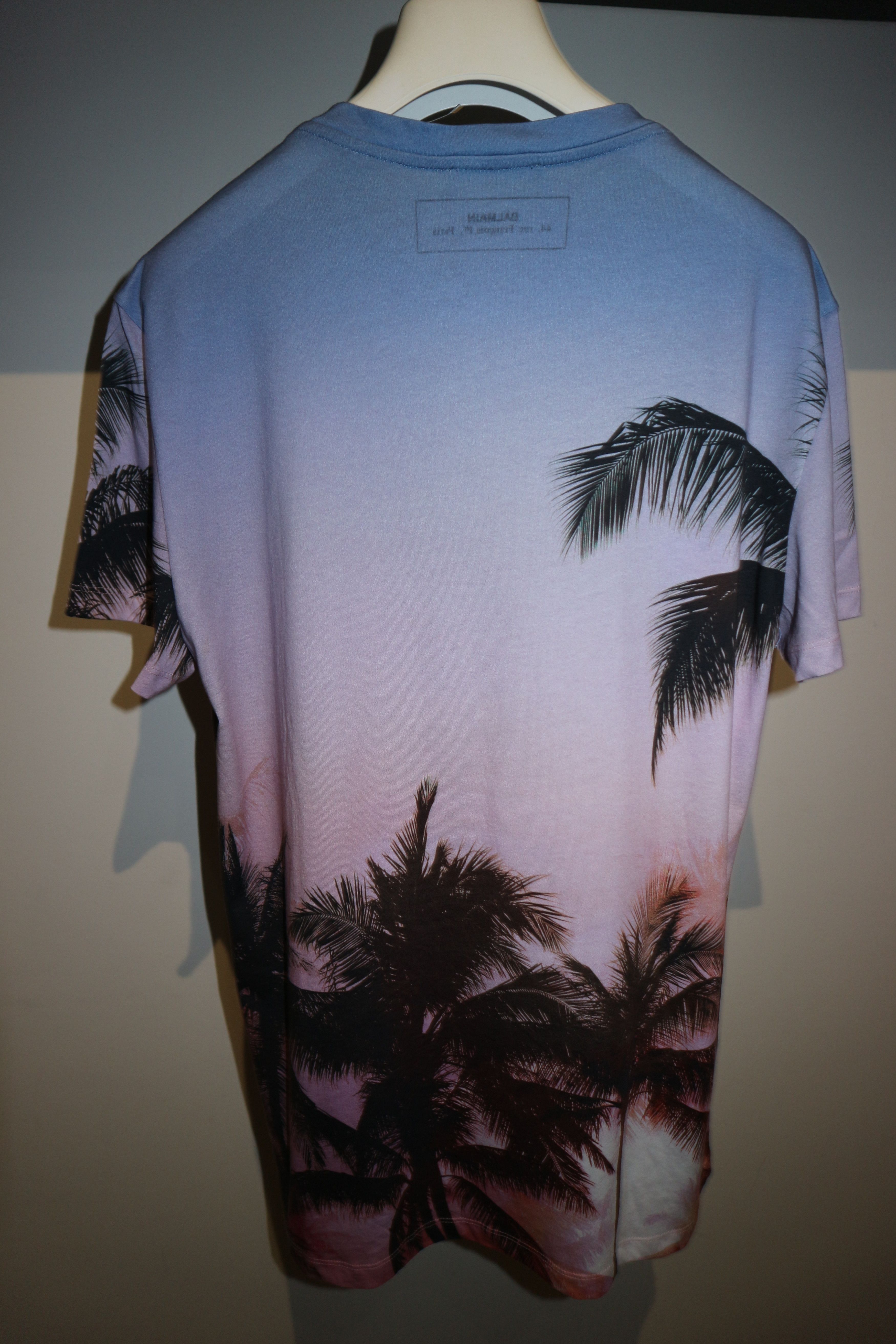 Balmain Palm print 'summer' t-shirt Size US M / EU 48-50 / 2 - 8 Thumbnail