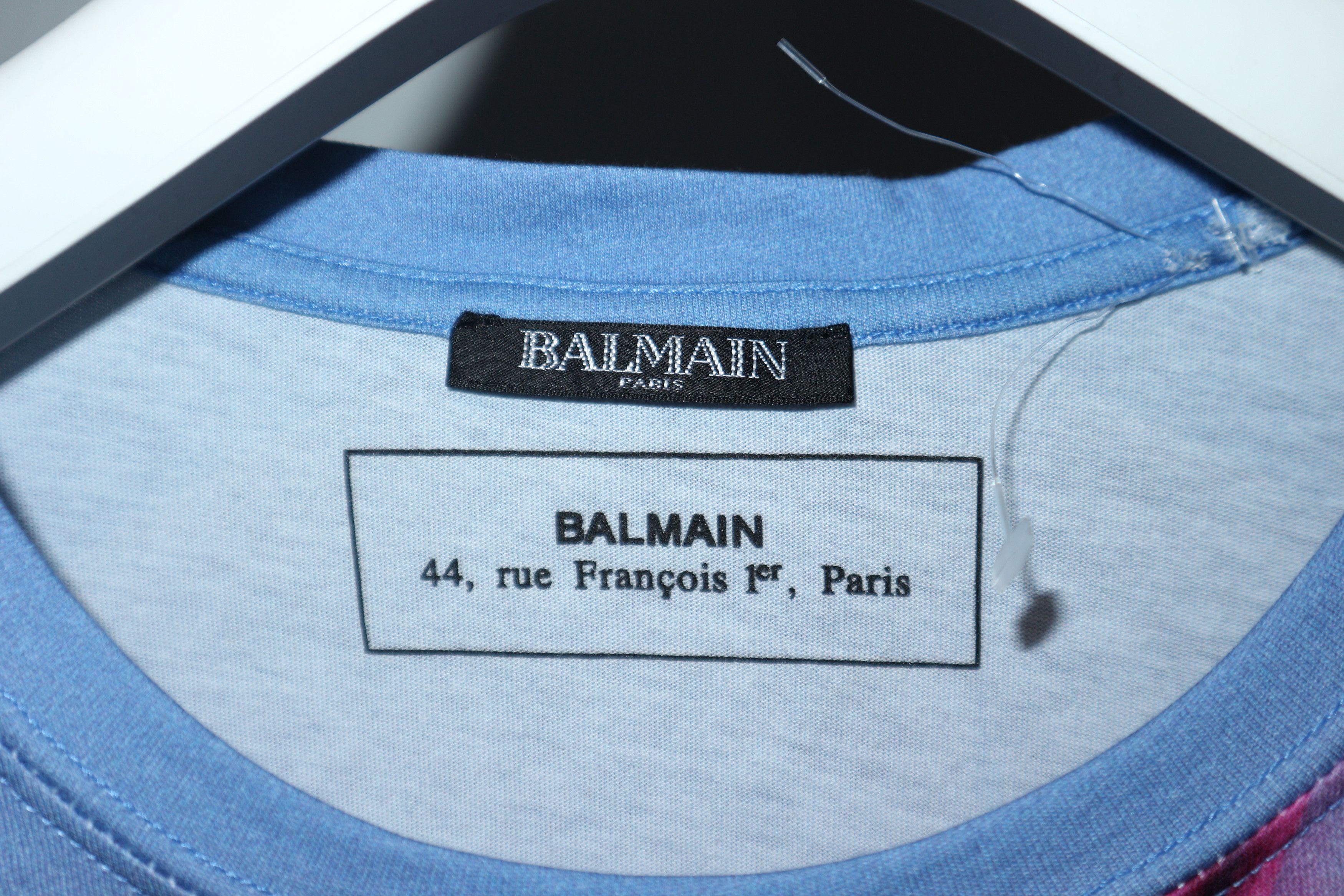 Balmain Palm print 'summer' t-shirt Size US M / EU 48-50 / 2 - 3 Thumbnail