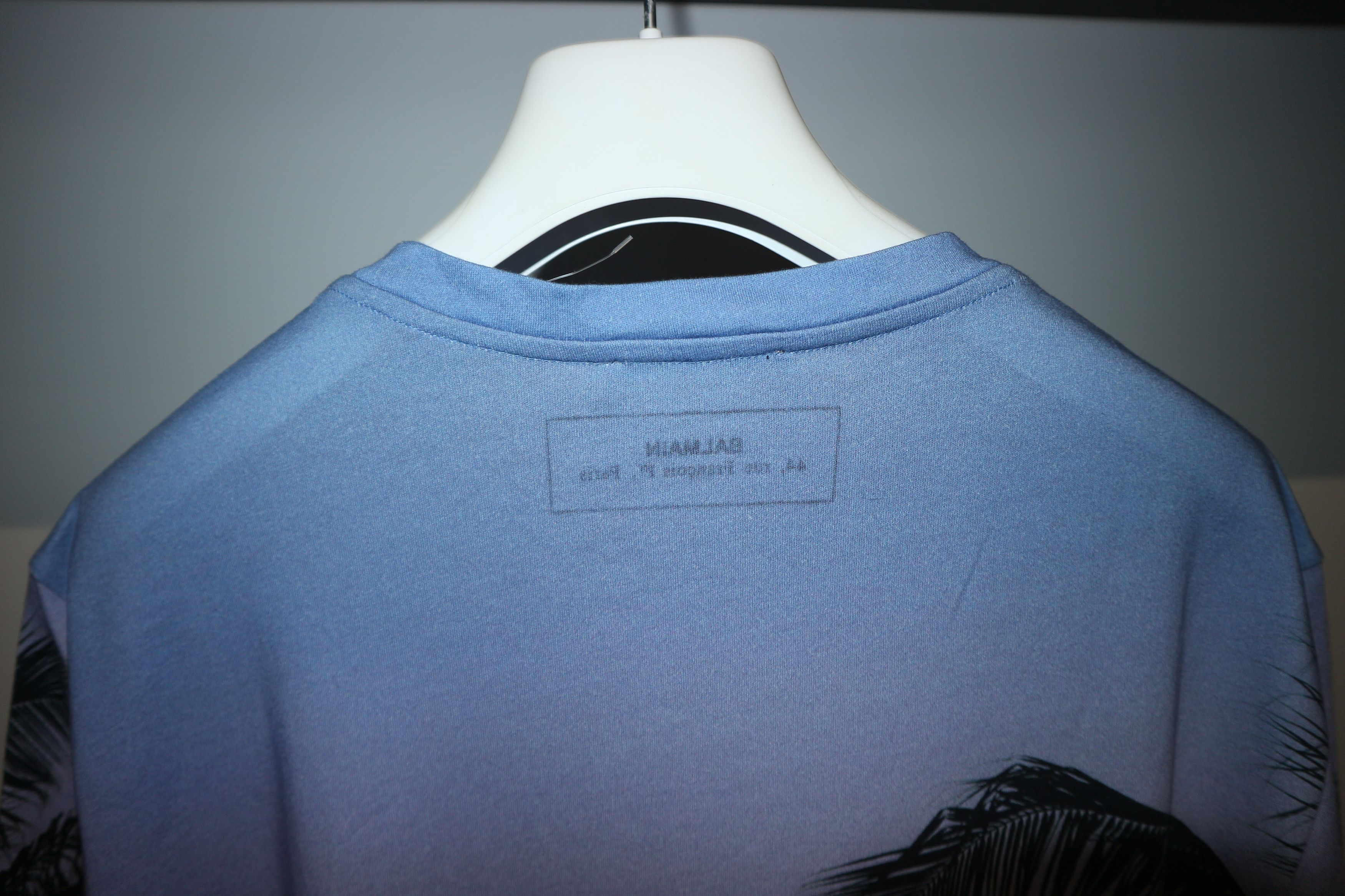 Balmain Palm print 'summer' t-shirt Size US M / EU 48-50 / 2 - 7 Thumbnail
