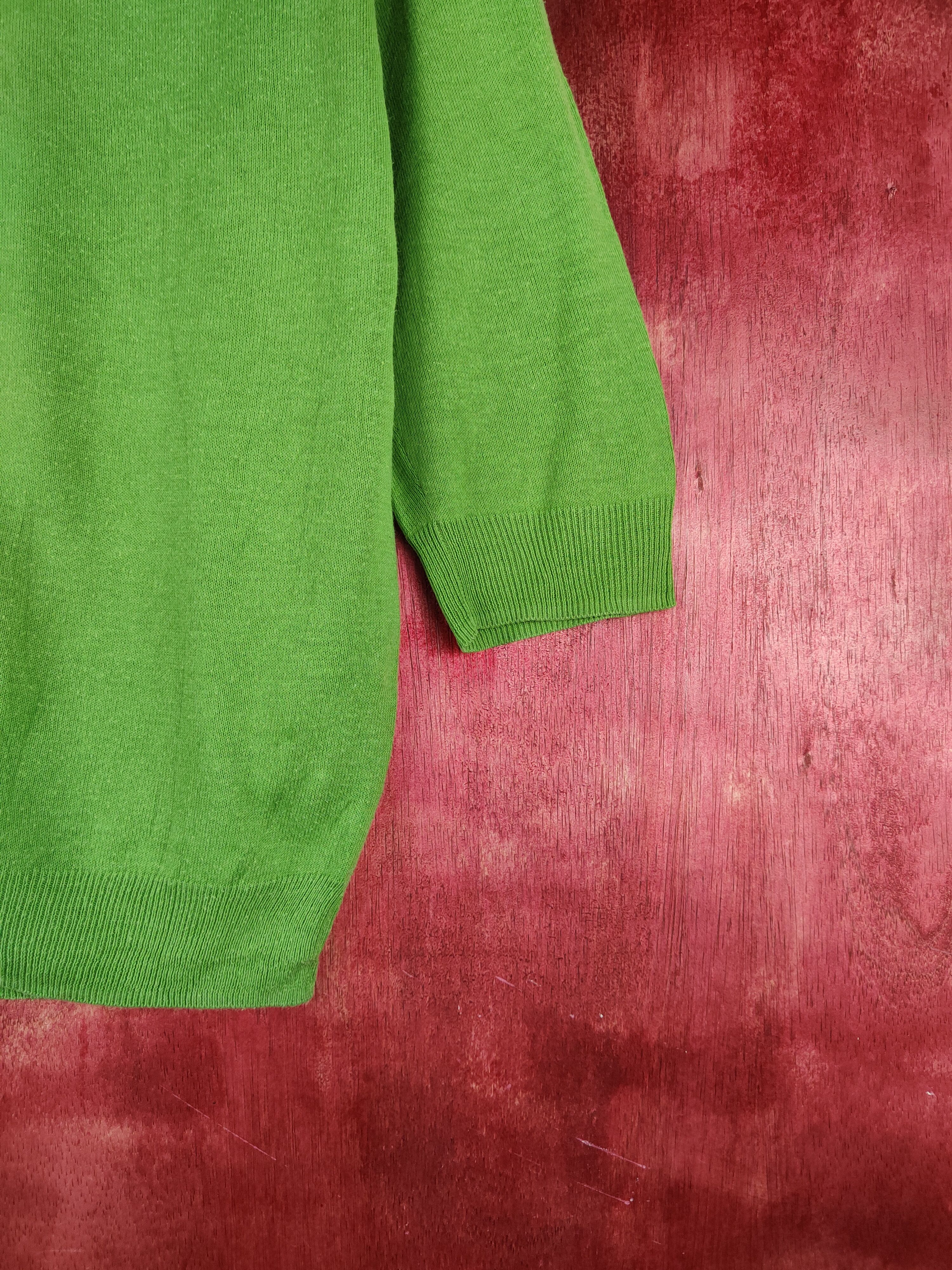 Japanese Brand × Uniqlo Uniqlo Green knitwear plain Cardigan #S952 Size M / US 6-8 / IT 42-44 - 6 Thumbnail