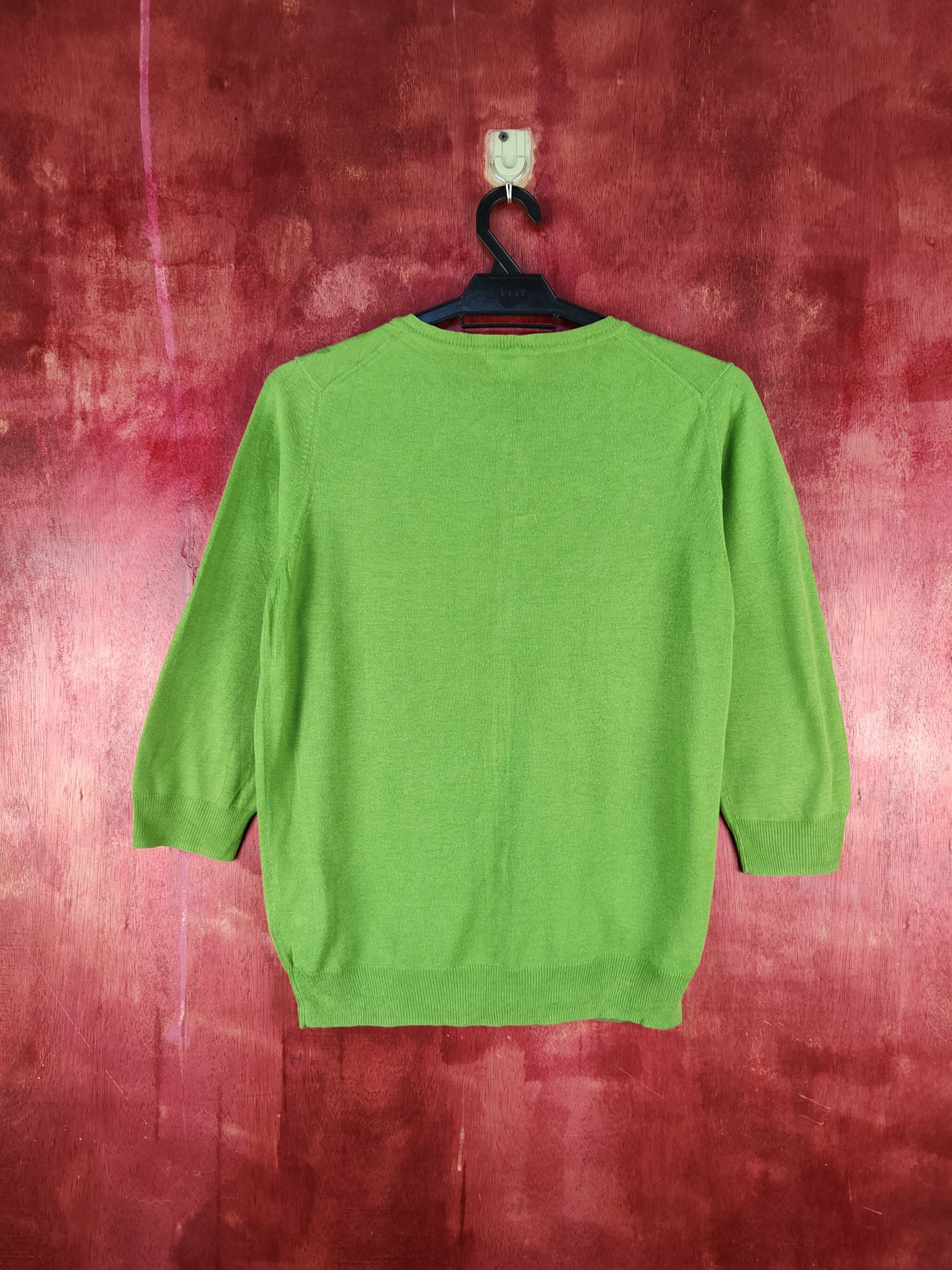 Japanese Brand × Uniqlo Uniqlo Green knitwear plain Cardigan #S952 Size M / US 6-8 / IT 42-44 - 7 Thumbnail