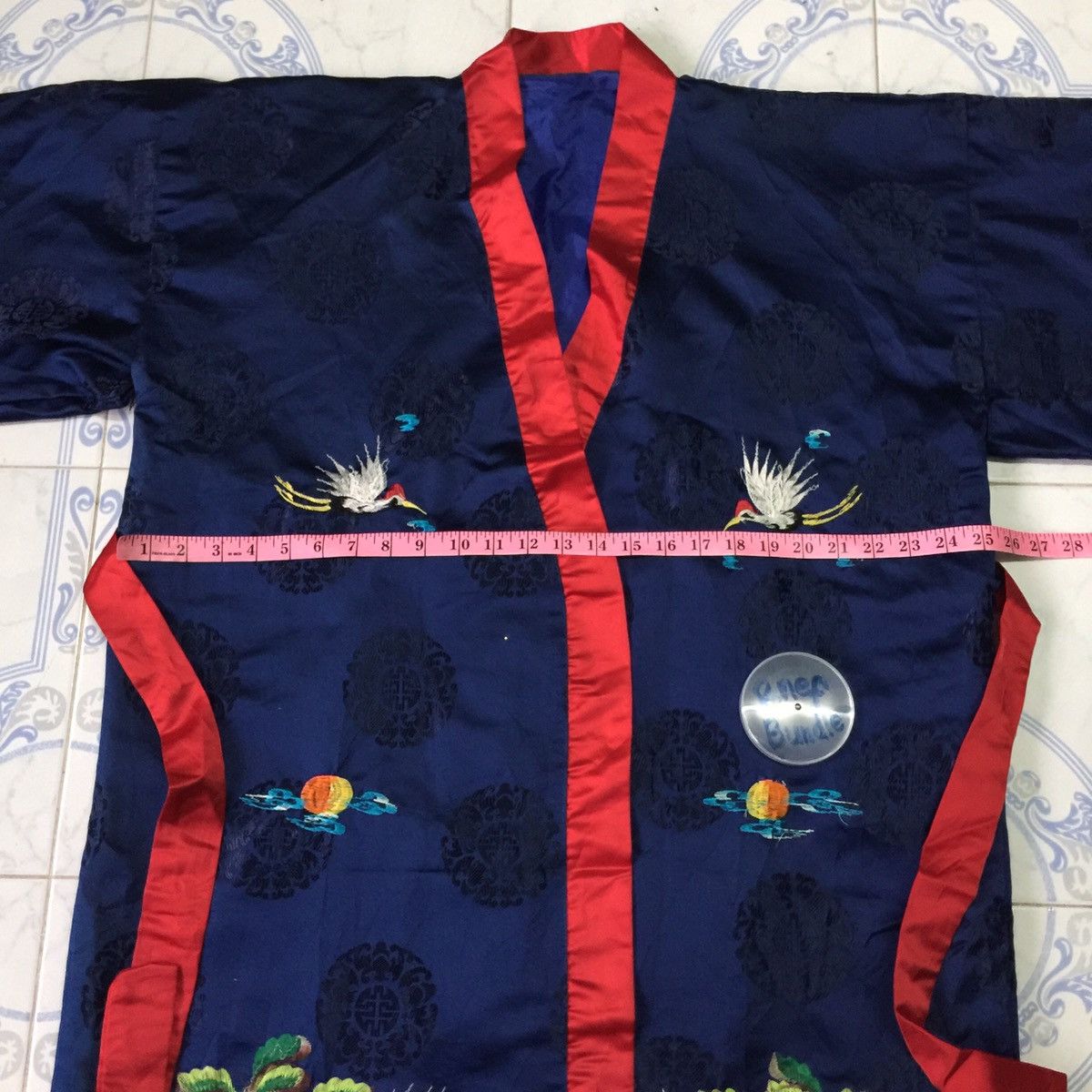 Japanese Brand Japanese Traditional Kimono Japan Dragon Embroidery Bird Size US XL / EU 56 / 4 - 12 Thumbnail