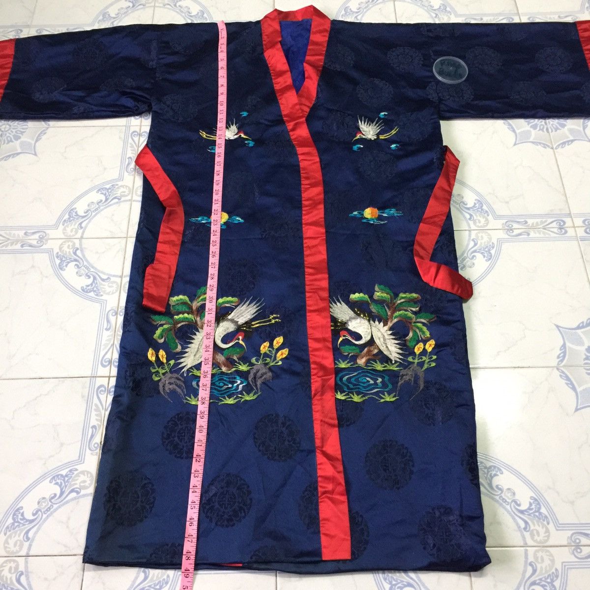 Japanese Brand Japanese Traditional Kimono Japan Dragon Embroidery Bird Size US XL / EU 56 / 4 - 1 Thumbnail