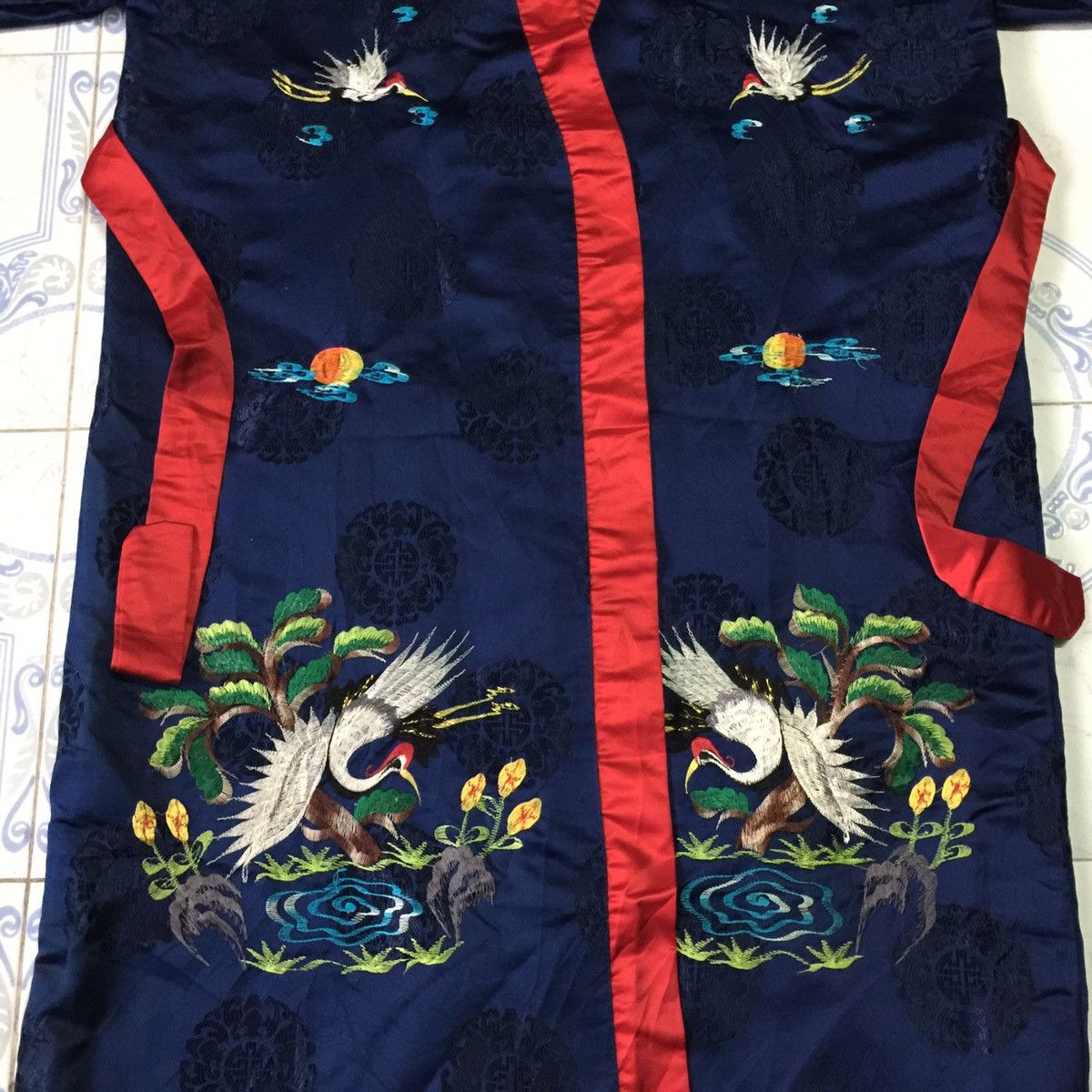 Japanese Brand Japanese Traditional Kimono Japan Dragon Embroidery Bird Size US XL / EU 56 / 4 - 16 Thumbnail