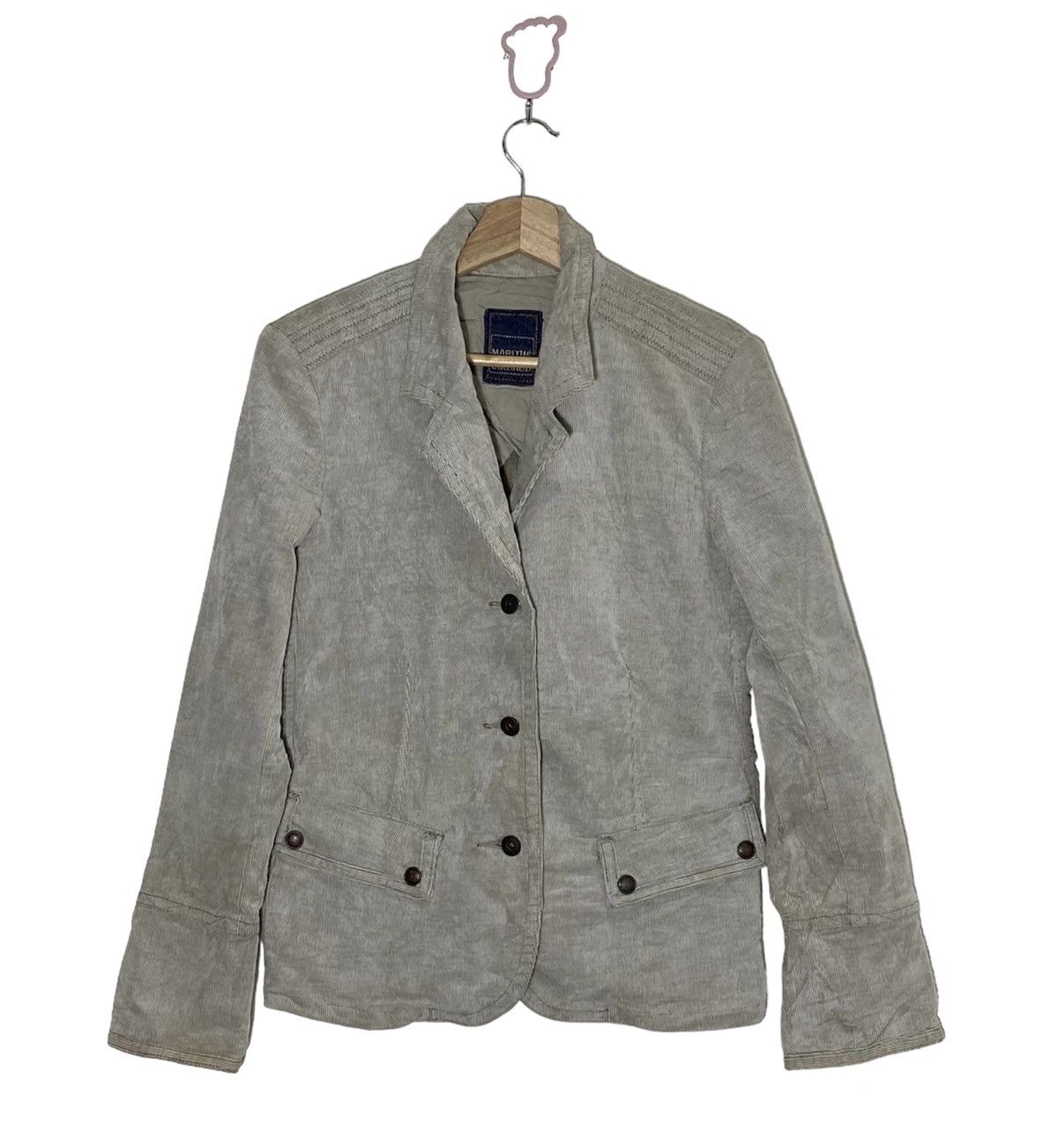 Marithe + Francois Girbaud Vintage MFG Corduroy Jacket Nice Design Size M / US 6-8 / IT 42-44 - 1 Thumbnail