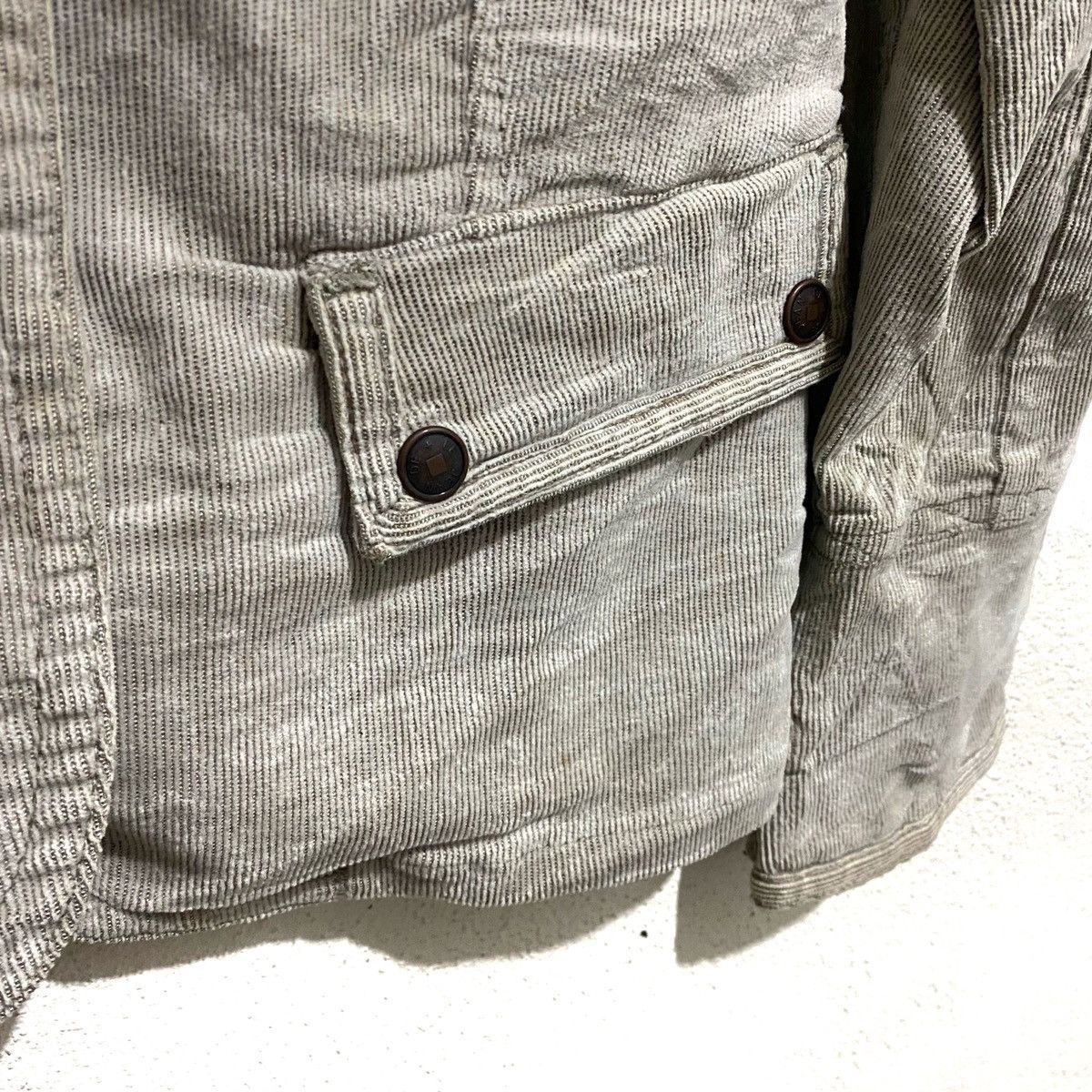 Marithe + Francois Girbaud Vintage MFG Corduroy Jacket Nice Design Size M / US 6-8 / IT 42-44 - 4 Thumbnail