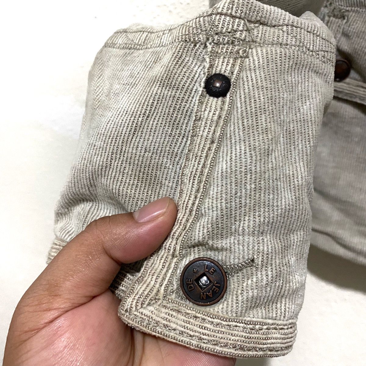 Marithe + Francois Girbaud Vintage MFG Corduroy Jacket Nice Design Size M / US 6-8 / IT 42-44 - 8 Thumbnail