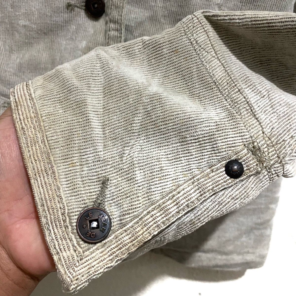 Marithe + Francois Girbaud Vintage MFG Corduroy Jacket Nice Design Size M / US 6-8 / IT 42-44 - 7 Thumbnail