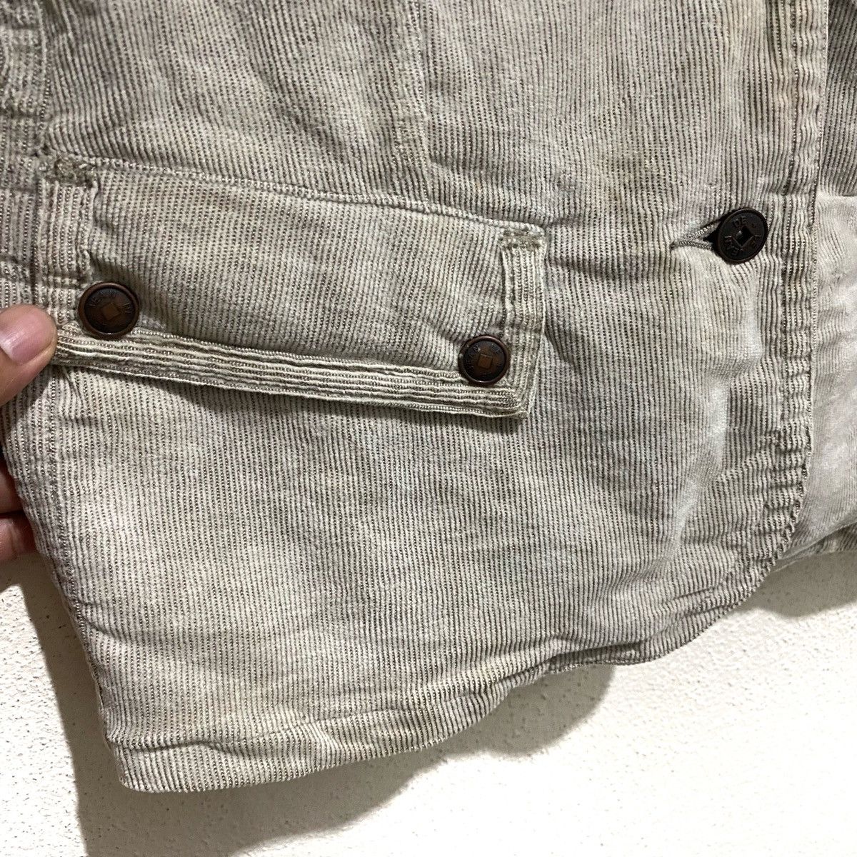 Marithe + Francois Girbaud Vintage MFG Corduroy Jacket Nice Design Size M / US 6-8 / IT 42-44 - 3 Thumbnail
